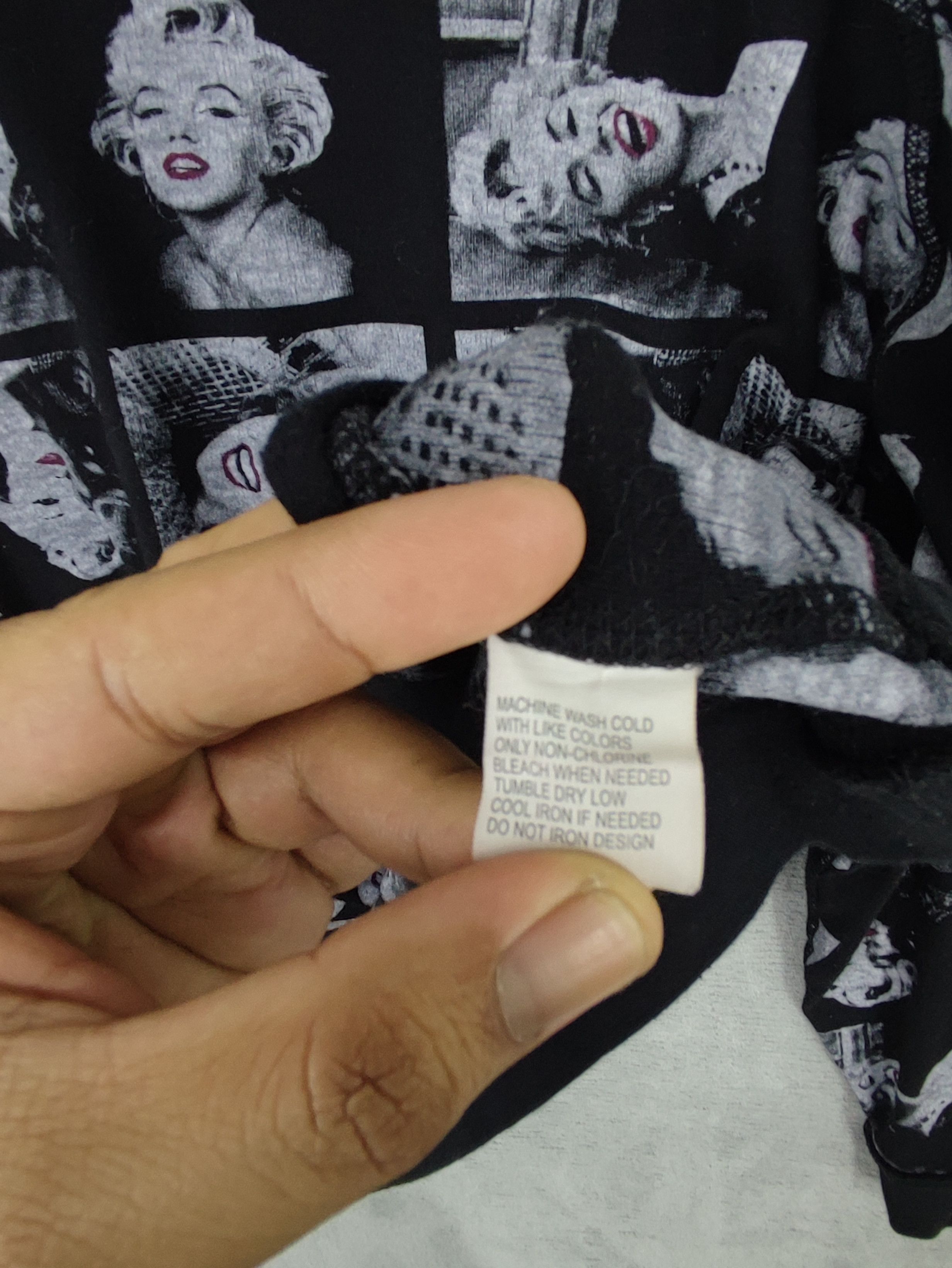 Band Tees Marilyn Monroe Reversible Sweatshirt Women Size M / US 6-8 / IT 42-44 - 10 Thumbnail