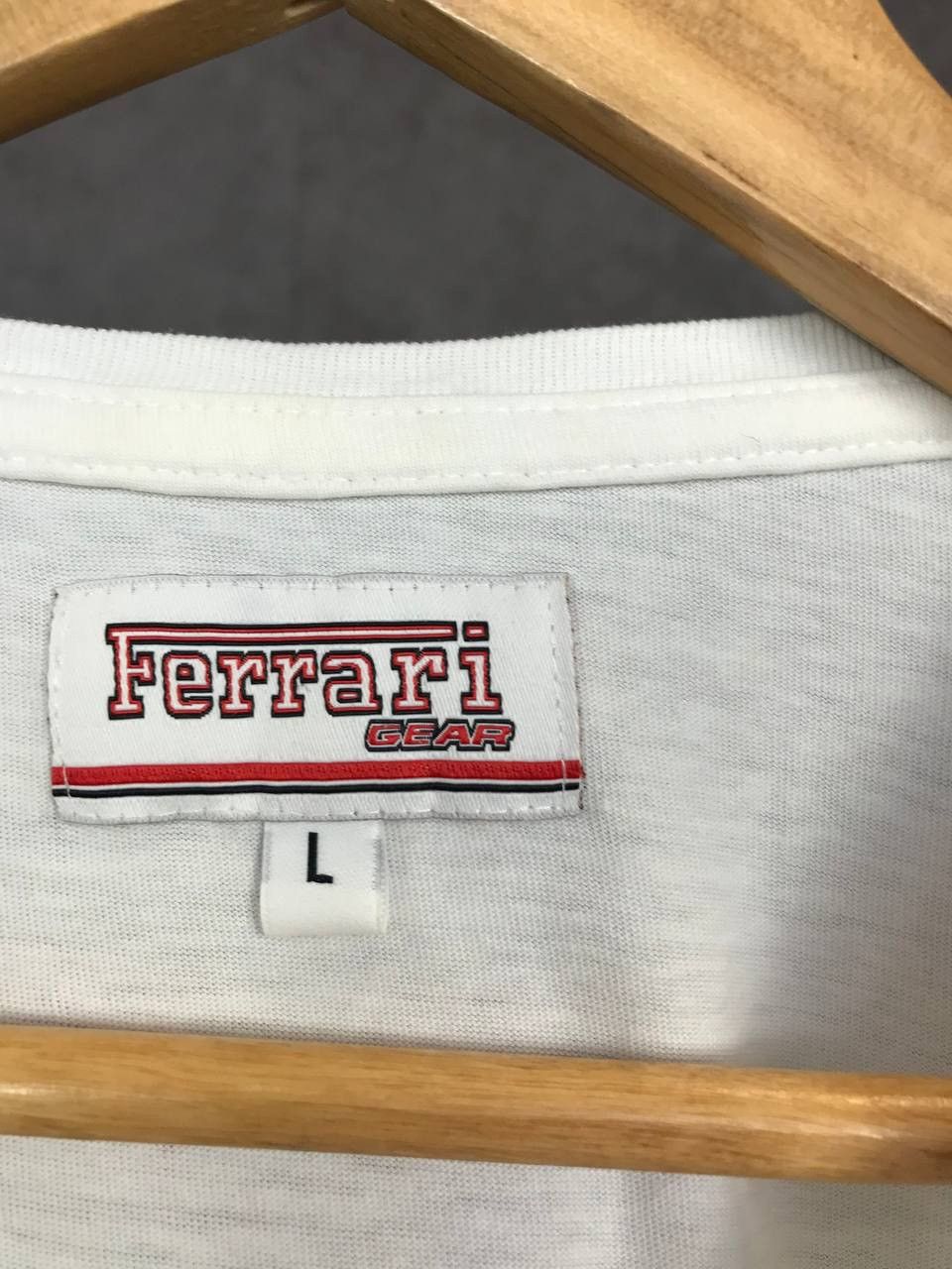 Ferrari × Vintage Ferrari vintage racing v neck tee Size US M / EU 48-50 / 2 - 3 Thumbnail