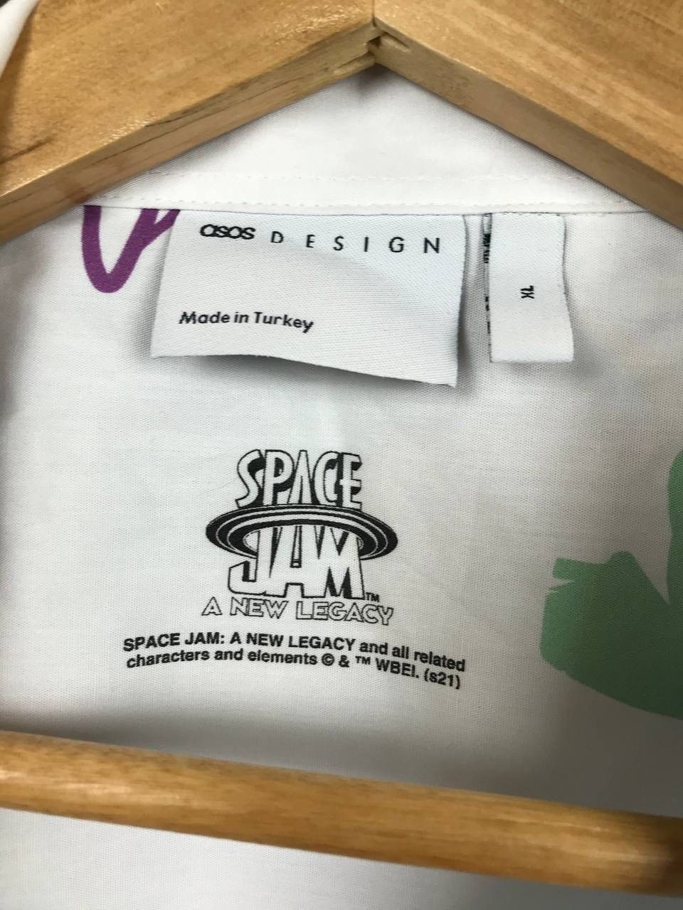 Warner Bros Space Jam Warner Bros Crazy Hawaiian multicolor shirt Size US XL / EU 56 / 4 - 4 Thumbnail