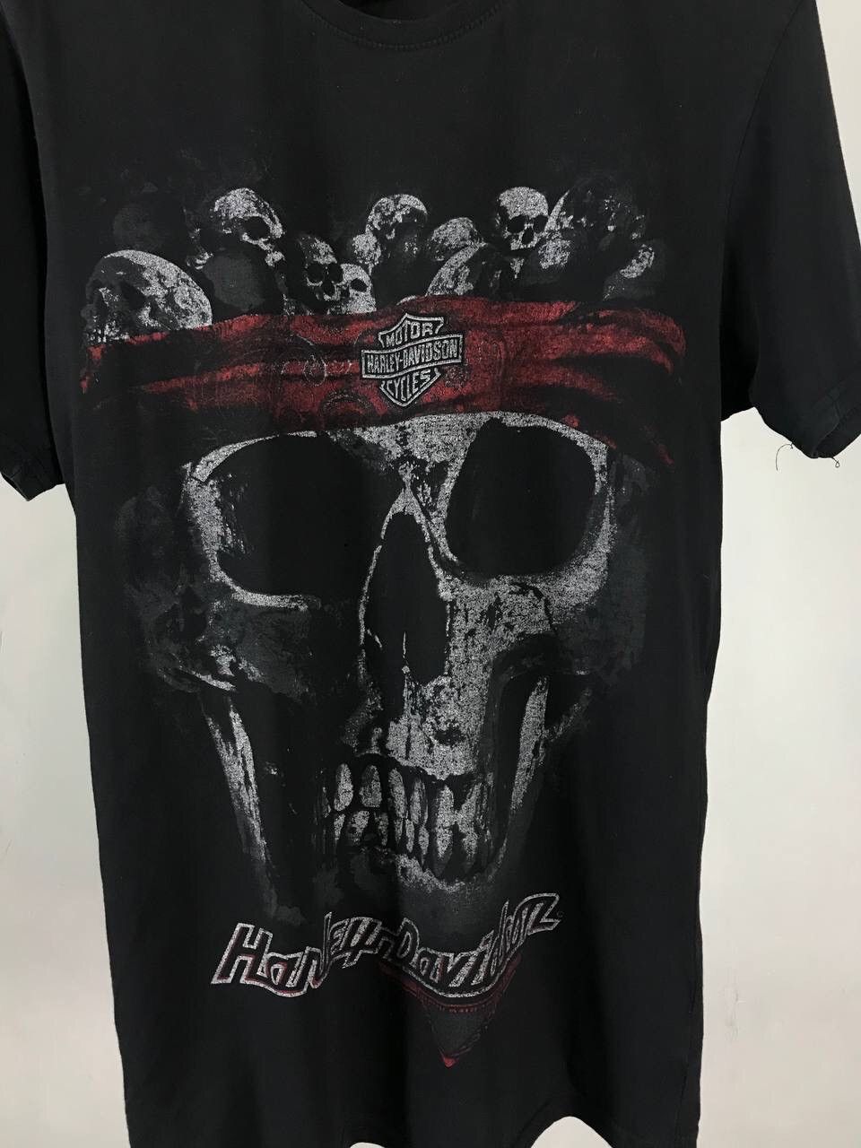 Harley Davidson Harley Davidson Skull Skeleton Vintage Rock Tee Size US M / EU 48-50 / 2 - 3 Thumbnail