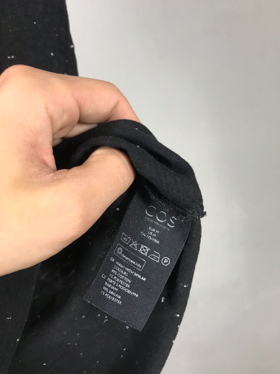Cos Cos Black Tee Size US M / EU 48-50 / 2 - 5 Thumbnail
