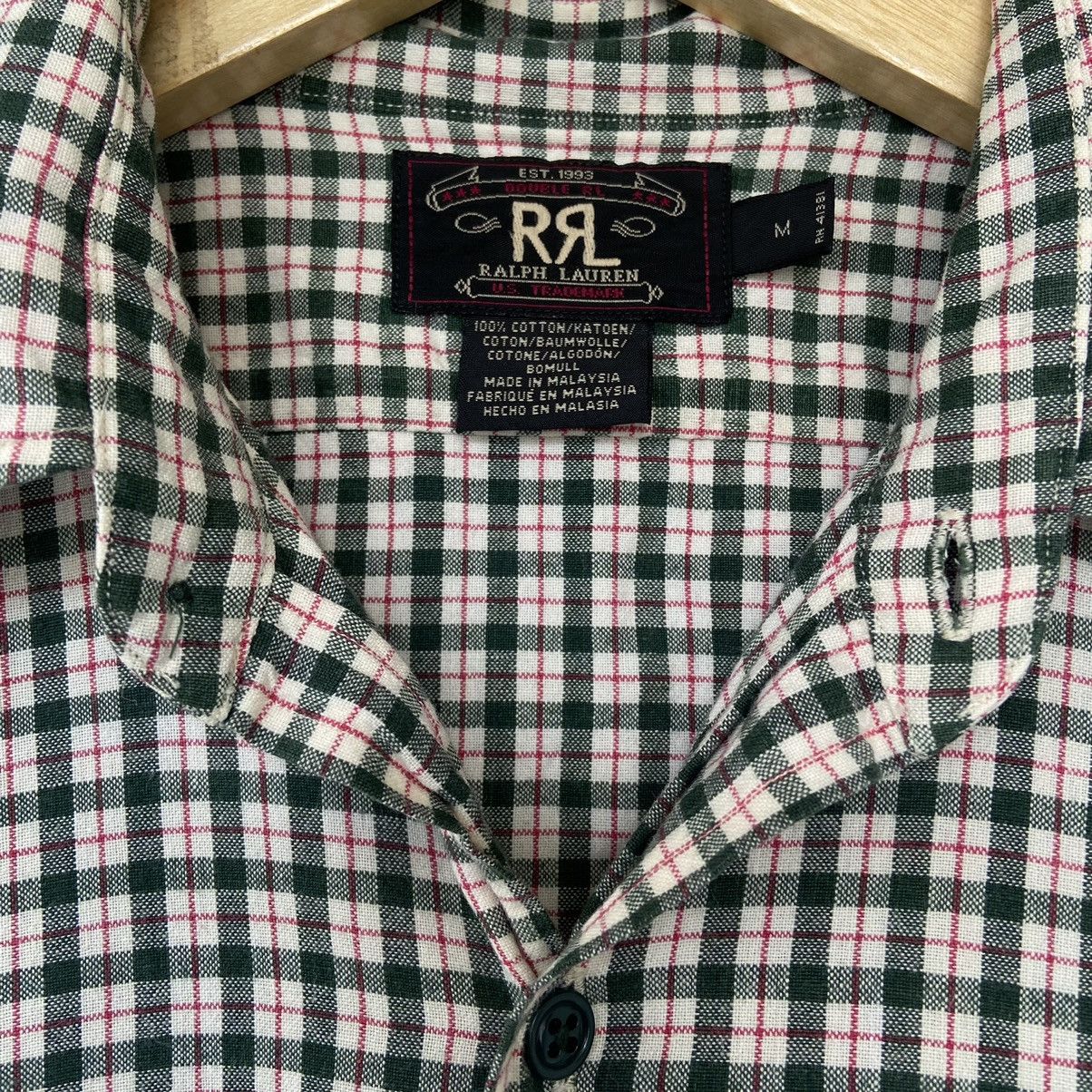 RRL Ralph Lauren RRL Double RL Plaid Button Up Shirt Size US L / EU 52-54 / 3 - 4 Thumbnail