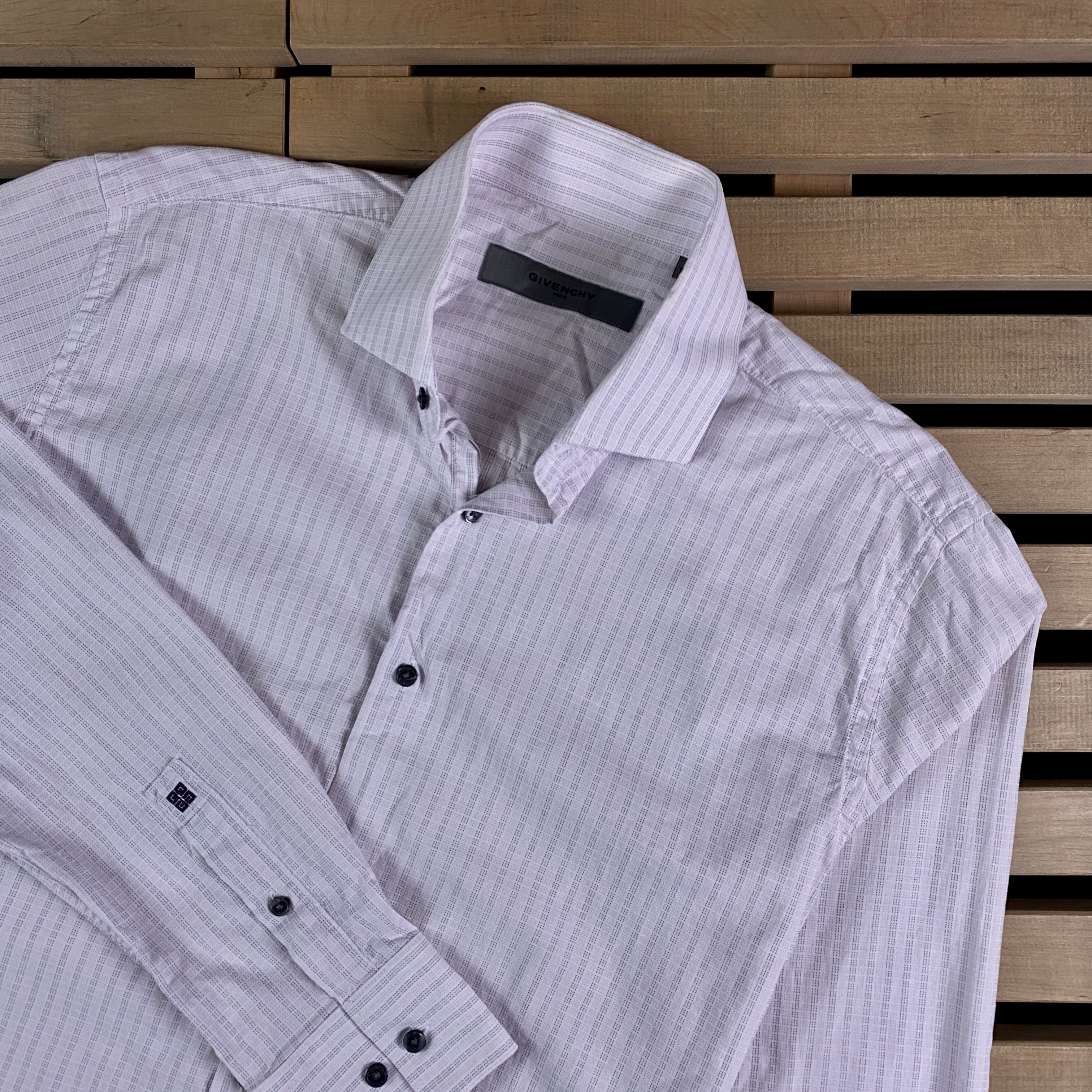 Givenchy Mens Shirt Long Sleeve Givenchy Vintage Size S Size US S / EU 44-46 / 1 - 2 Thumbnail