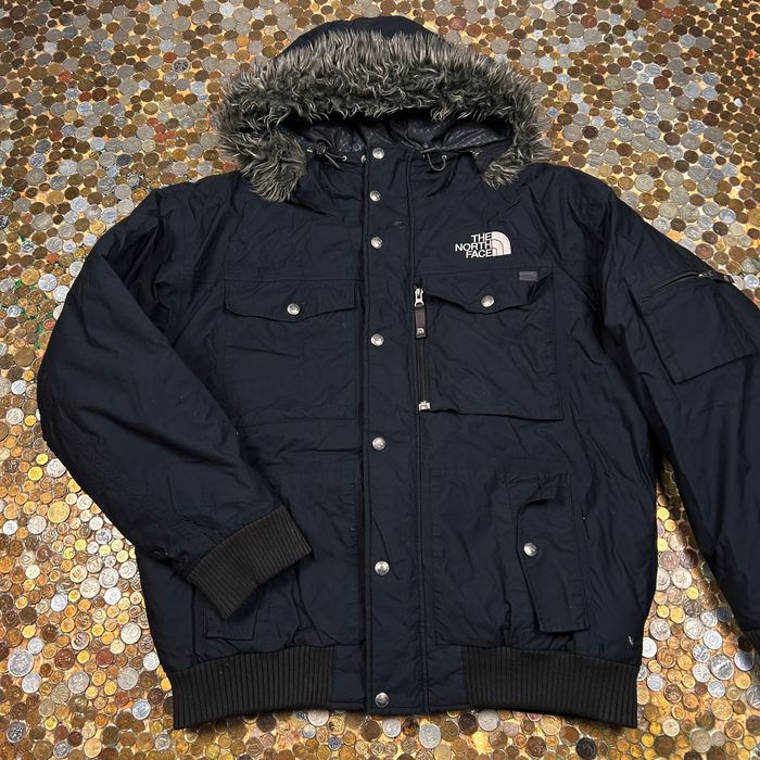 Vintage The North Face Bomber Jacket with hoodie | Grailed