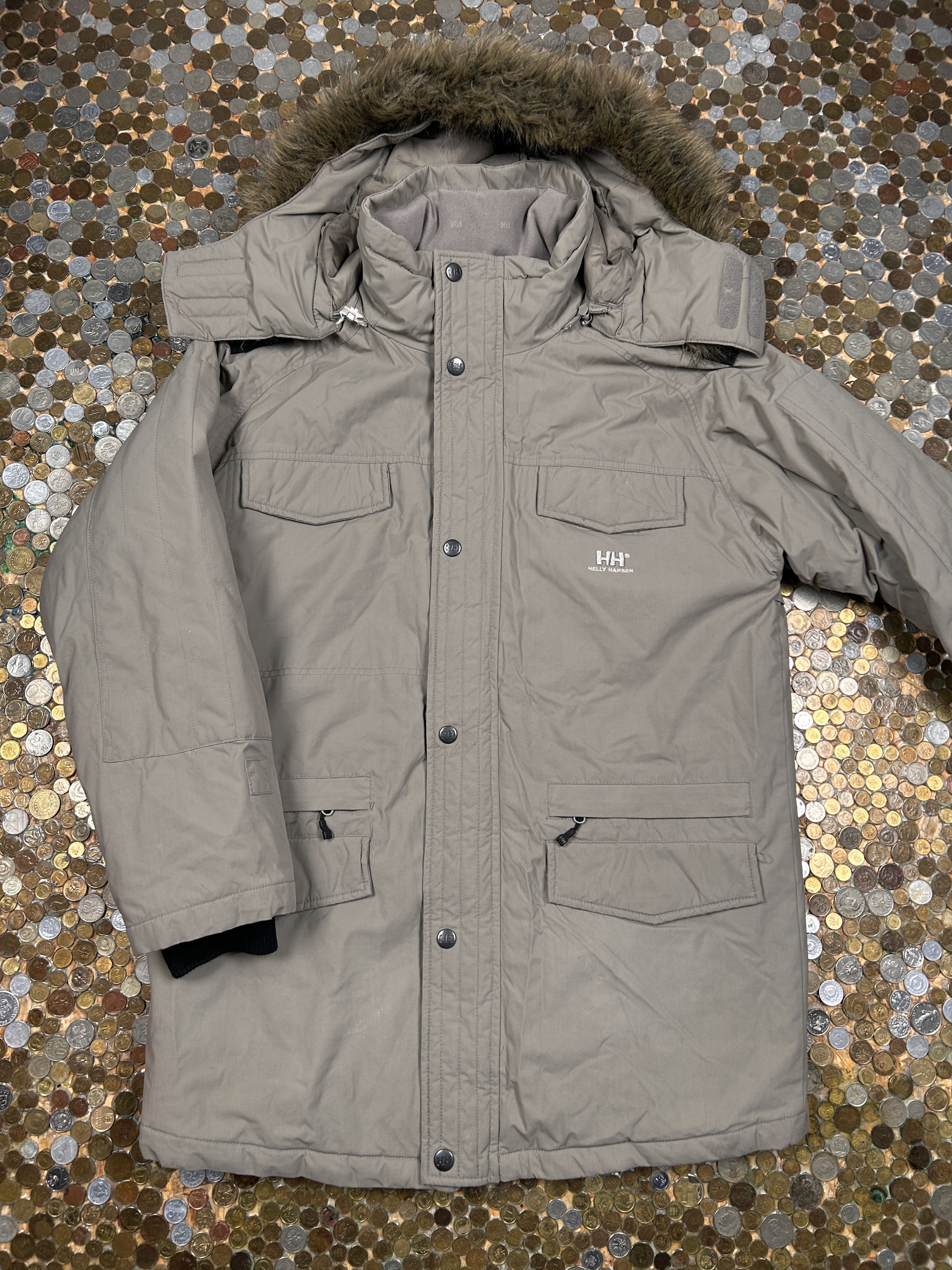 Helly Hansen Helly Hansen Vintage Long Coat Winter Jacket 90's Size US M / EU 48-50 / 2 - 1 Thumbnail