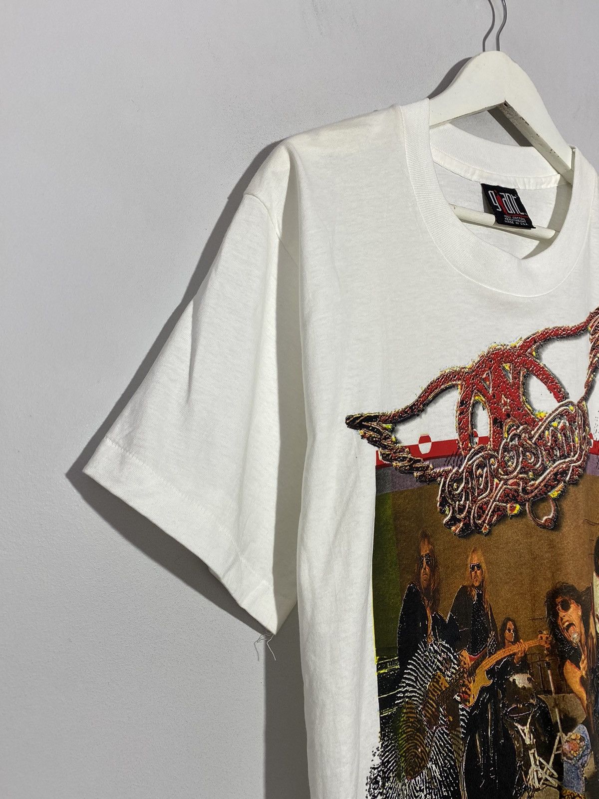 Aerosmith × Band Tees × Vintage Vintage 1993 Aerosmith giant tag single stitch rock tee Size US L / EU 52-54 / 3 - 3 Thumbnail