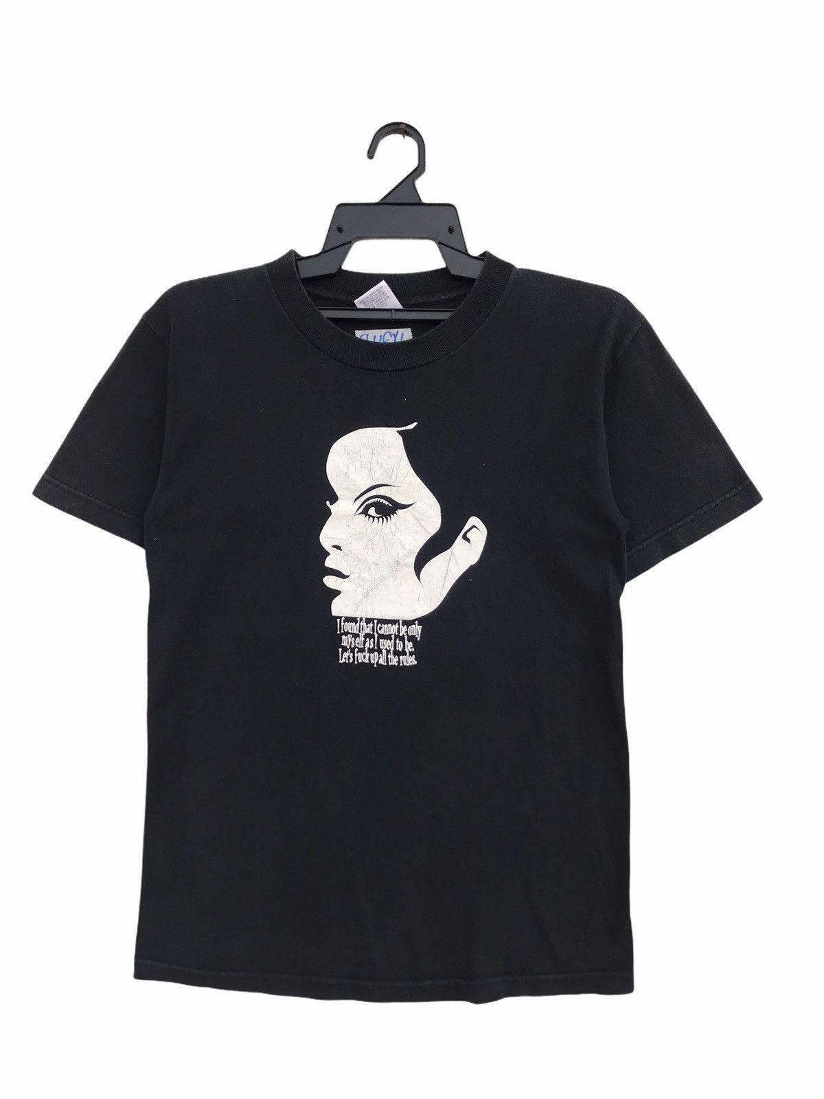 Vintage Vintage Let’s Fuck Up The Rules Quote Tees Size US S / EU 44-46 / 1 - 1 Thumbnail
