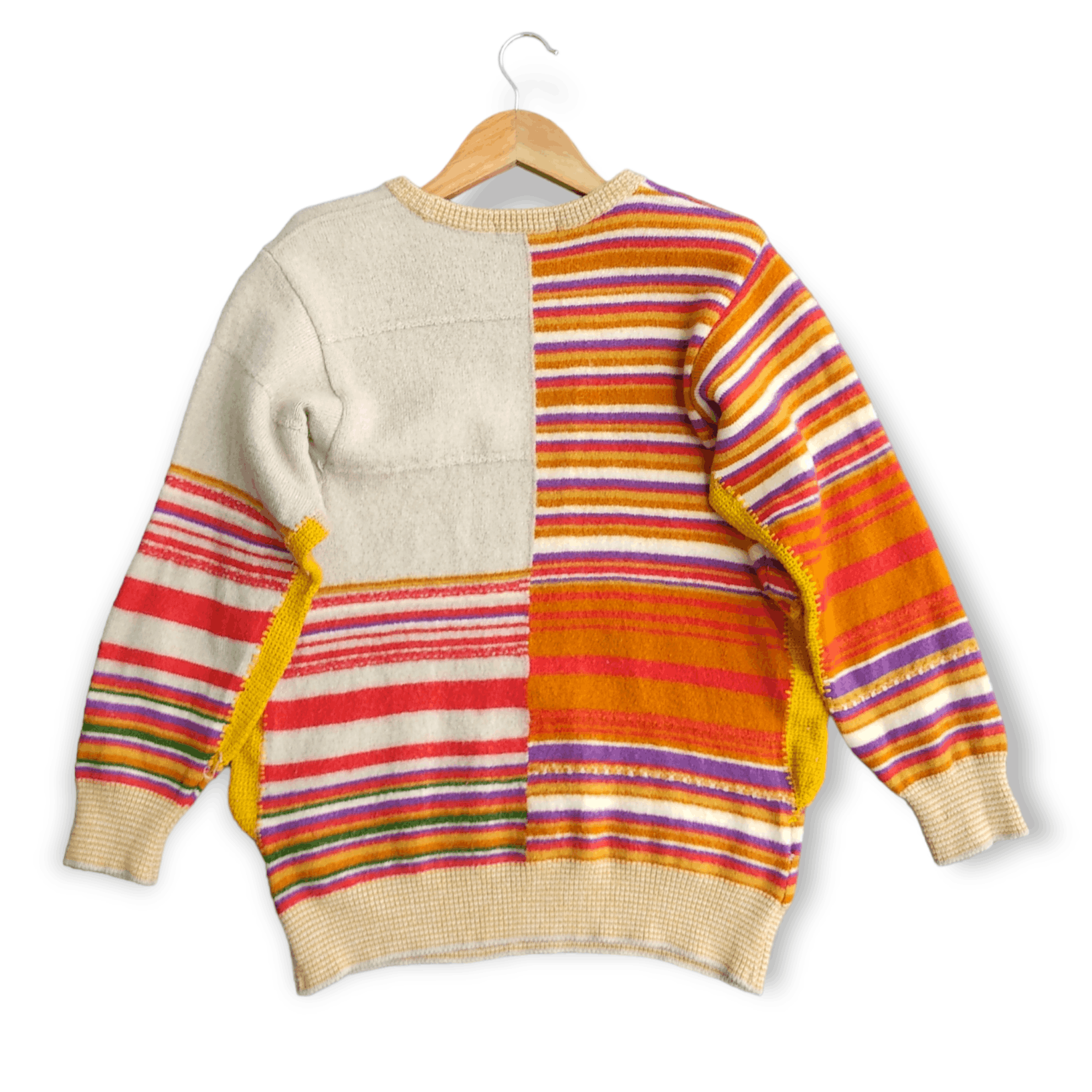 Kenzo Vintage KENZO Golf Colours Striped Wool Sweater Size US XS / EU 42 / 0 - 5 Thumbnail
