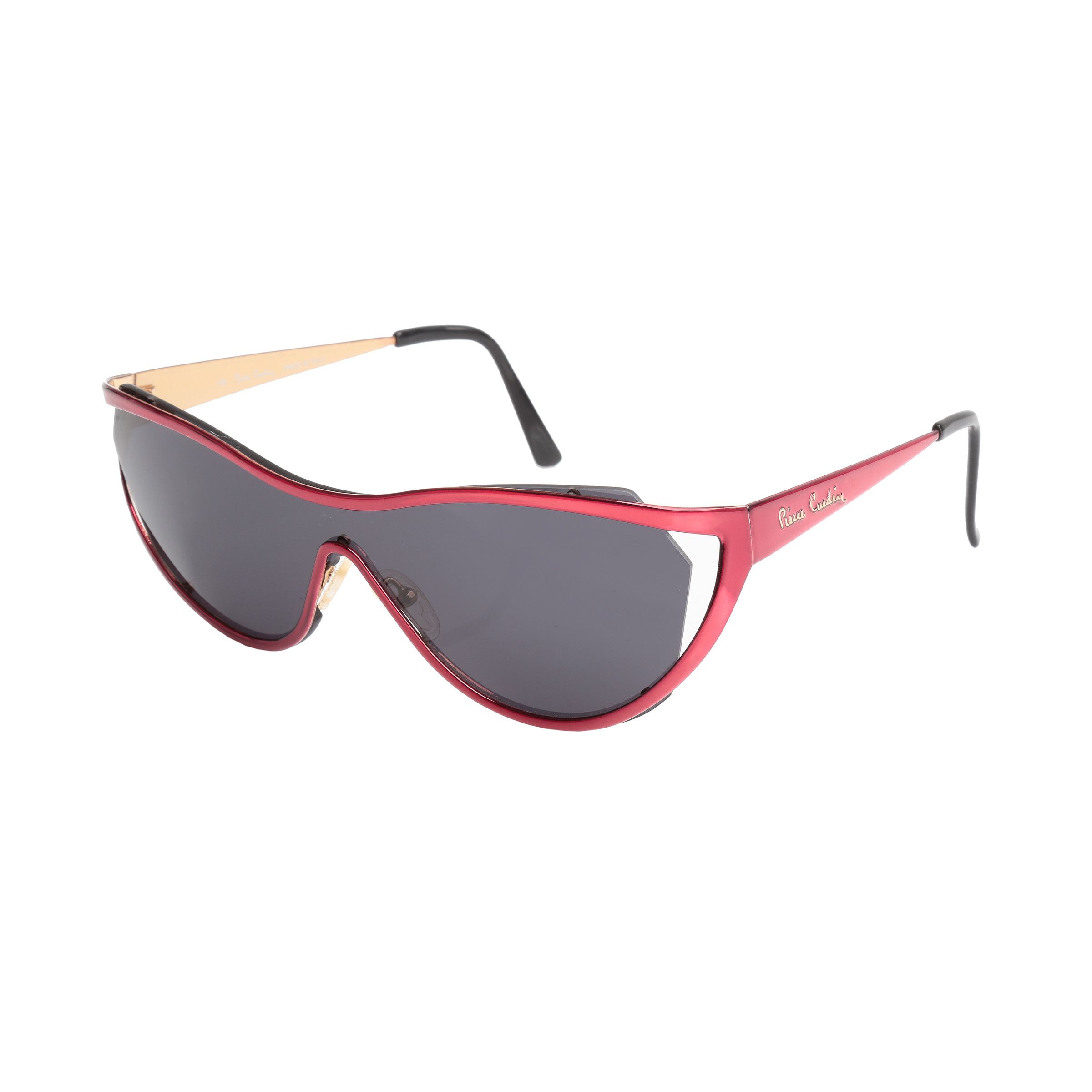 Pierre Cardin Pierre Cardin 00's Shiny Red Sunglasses Size ONE SIZE - 2 Thumbnail