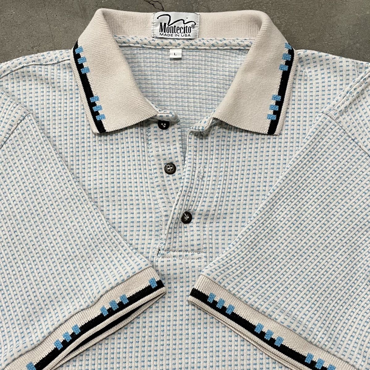 vintage USA aztec polo