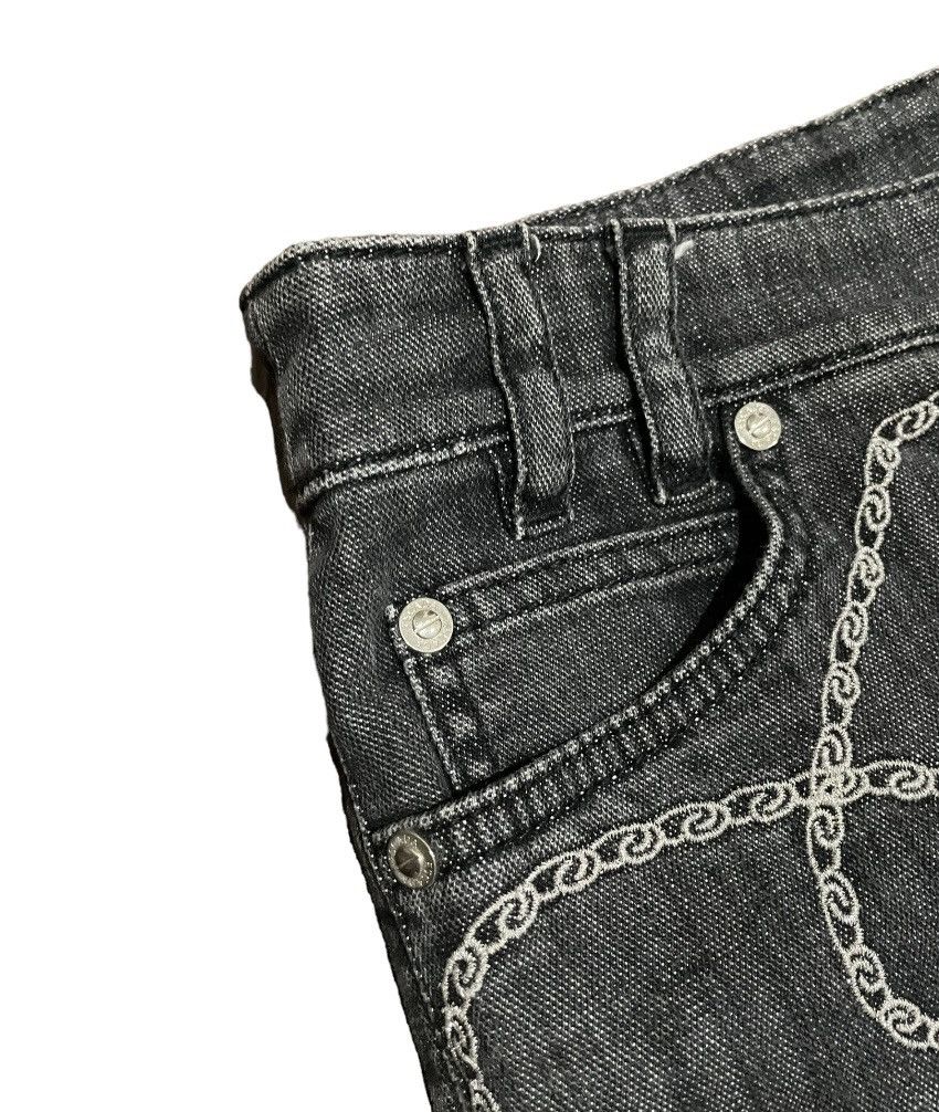 Designer × Escada × Escada Sport Rare🔥Escada Chain Linked Embroidered Vintage Jeans Size 32" / US 10 / IT 46 - 11 Thumbnail