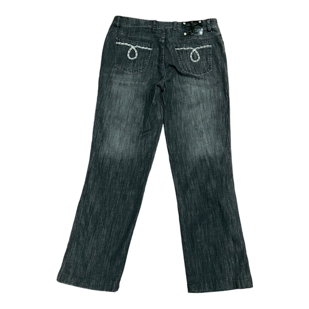 Designer × Escada × Escada Sport Rare🔥Escada Chain Linked Embroidered Vintage Jeans Size 32" / US 10 / IT 46 - 16 Thumbnail