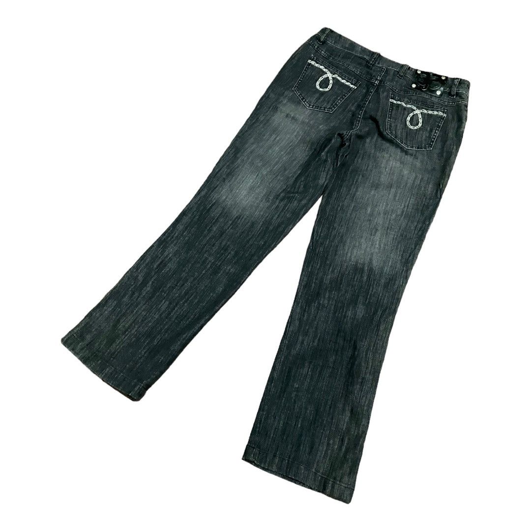 Designer × Escada × Escada Sport Rare🔥Escada Chain Linked Embroidered Vintage Jeans Size 32" / US 10 / IT 46 - 18 Thumbnail