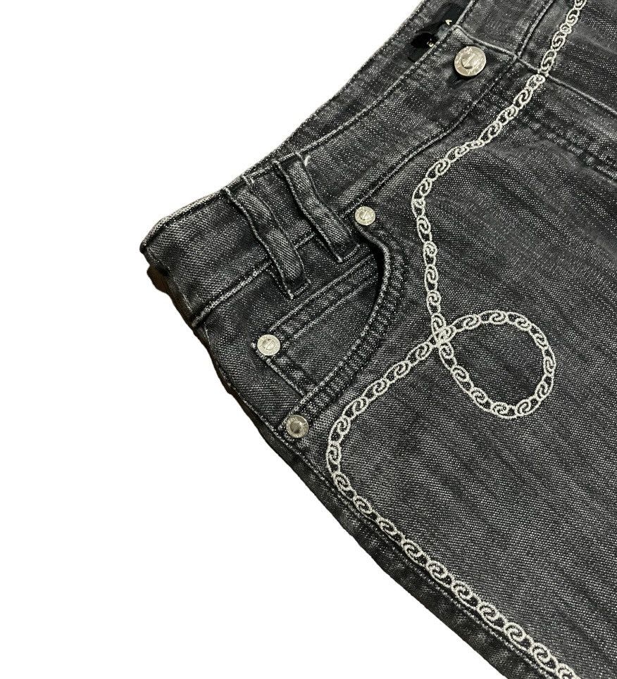 Designer × Escada × Escada Sport Rare🔥Escada Chain Linked Embroidered Vintage Jeans Size 32" / US 10 / IT 46 - 6 Thumbnail