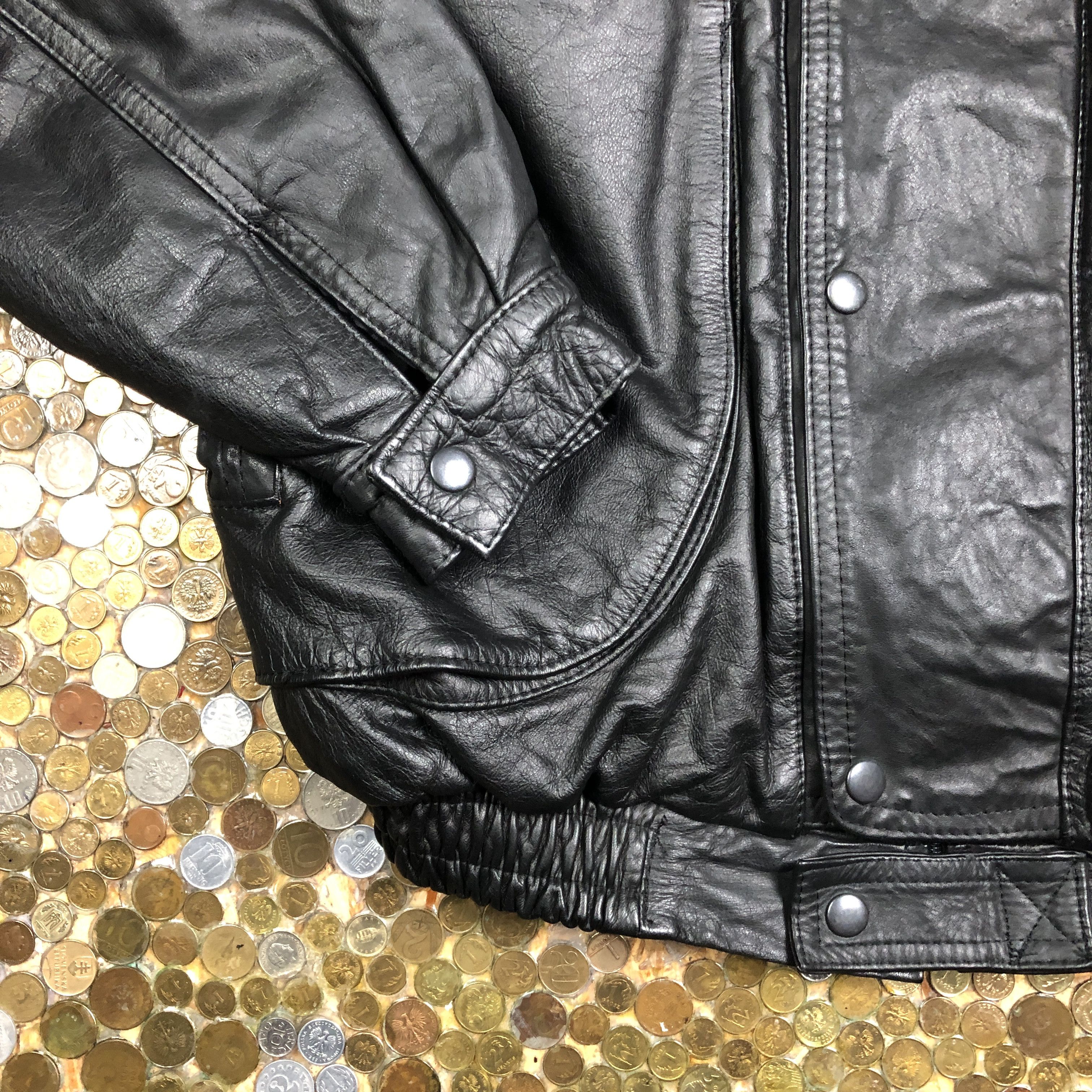 Vintage Vintage leather bomber varsity ramones jacket from 1980's Size US L / EU 52-54 / 3 - 3 Thumbnail