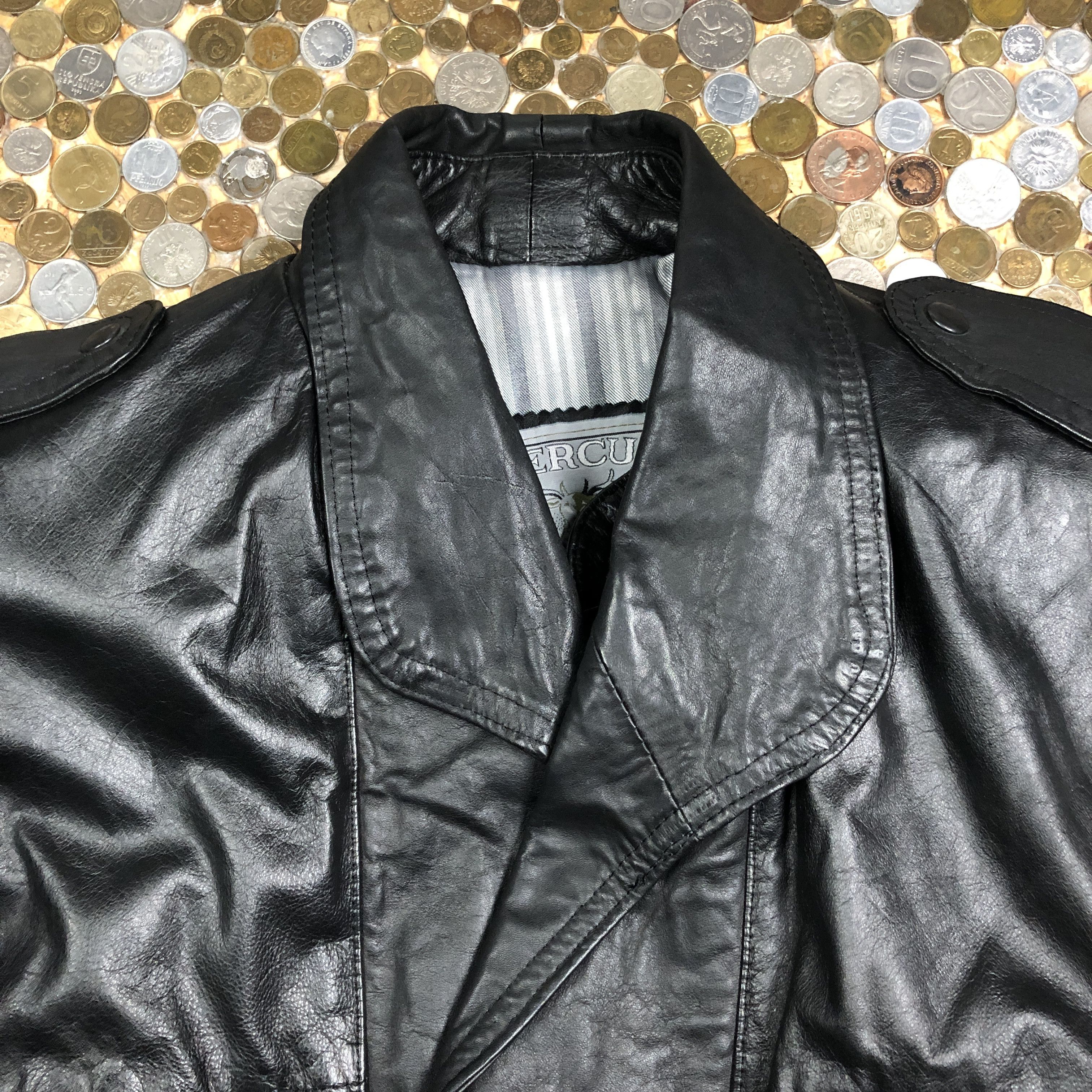 Vintage Vintage leather bomber varsity ramones jacket from 1980's Size US L / EU 52-54 / 3 - 2 Thumbnail