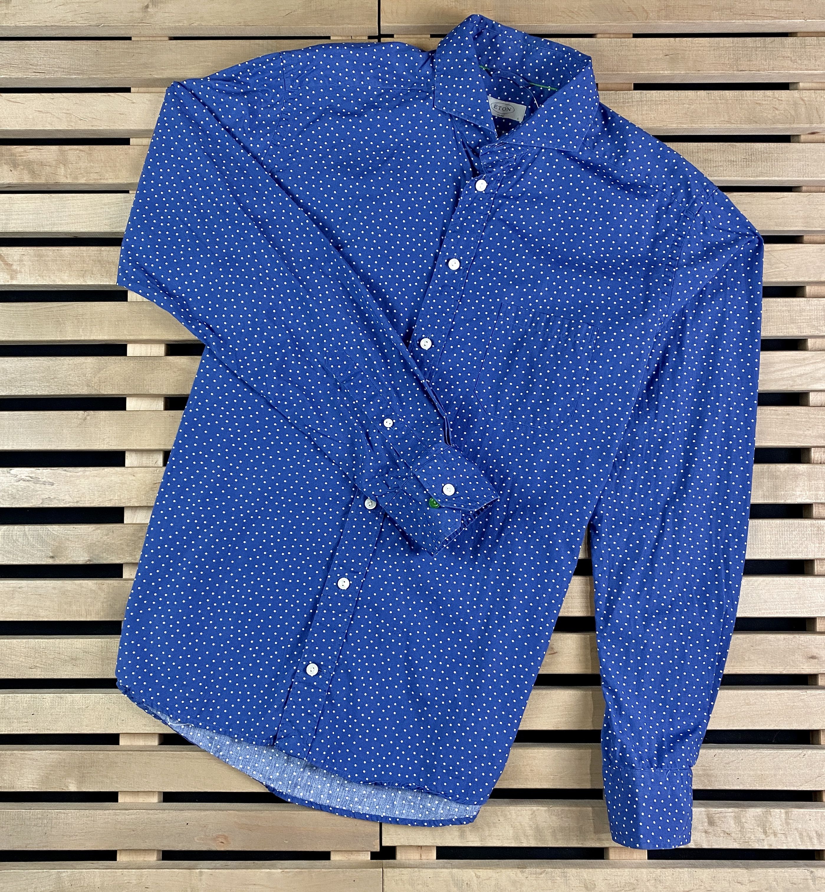 Eton Mens Shirt Long Sleeve Eton Size L Size US L / EU 52-54 / 3 - 1 Thumbnail