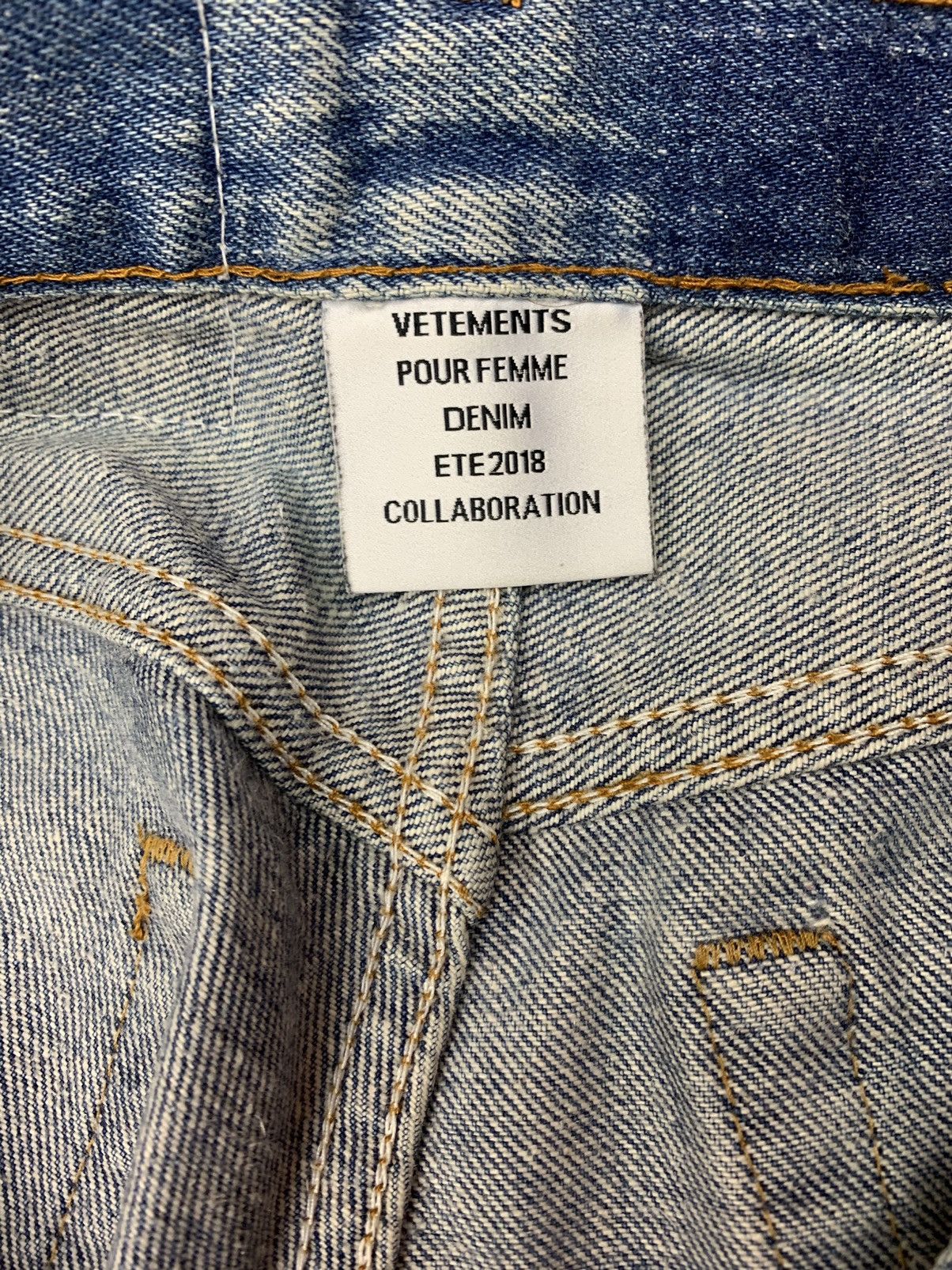 Vetements Vetements Levi’s Logo Jeans Size US 30 / EU 46 - 8 Thumbnail