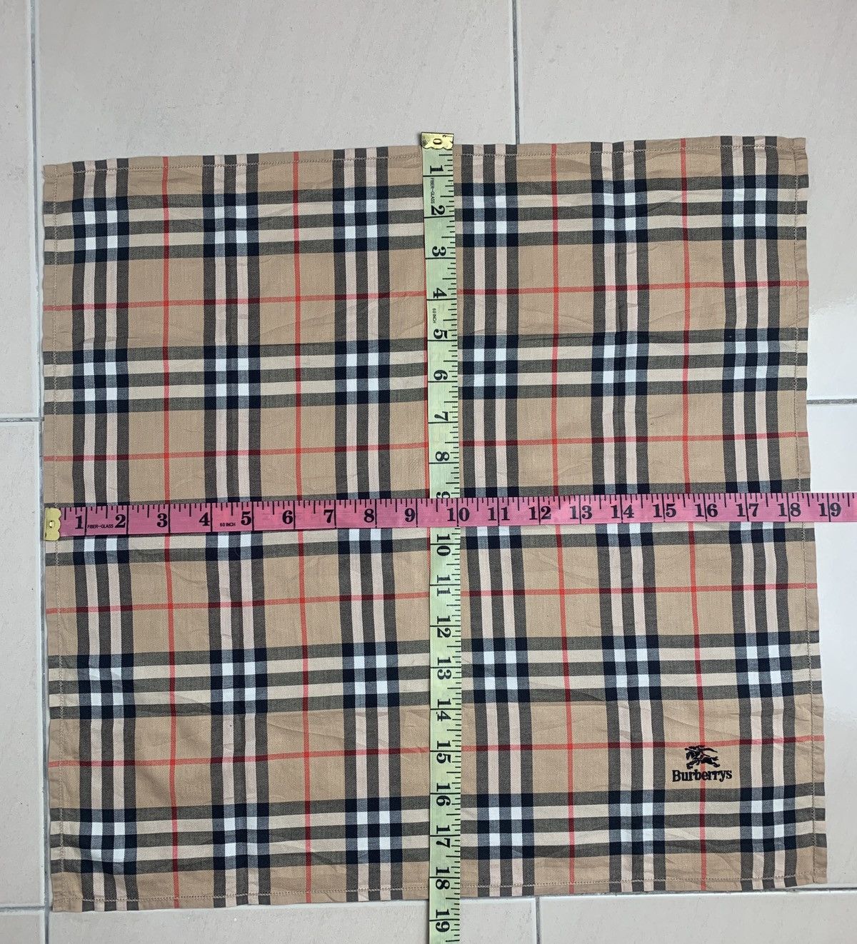 Burberry Burberry Nova Check Handkechief Pocketsquares Size ONE SIZE - 10 Thumbnail
