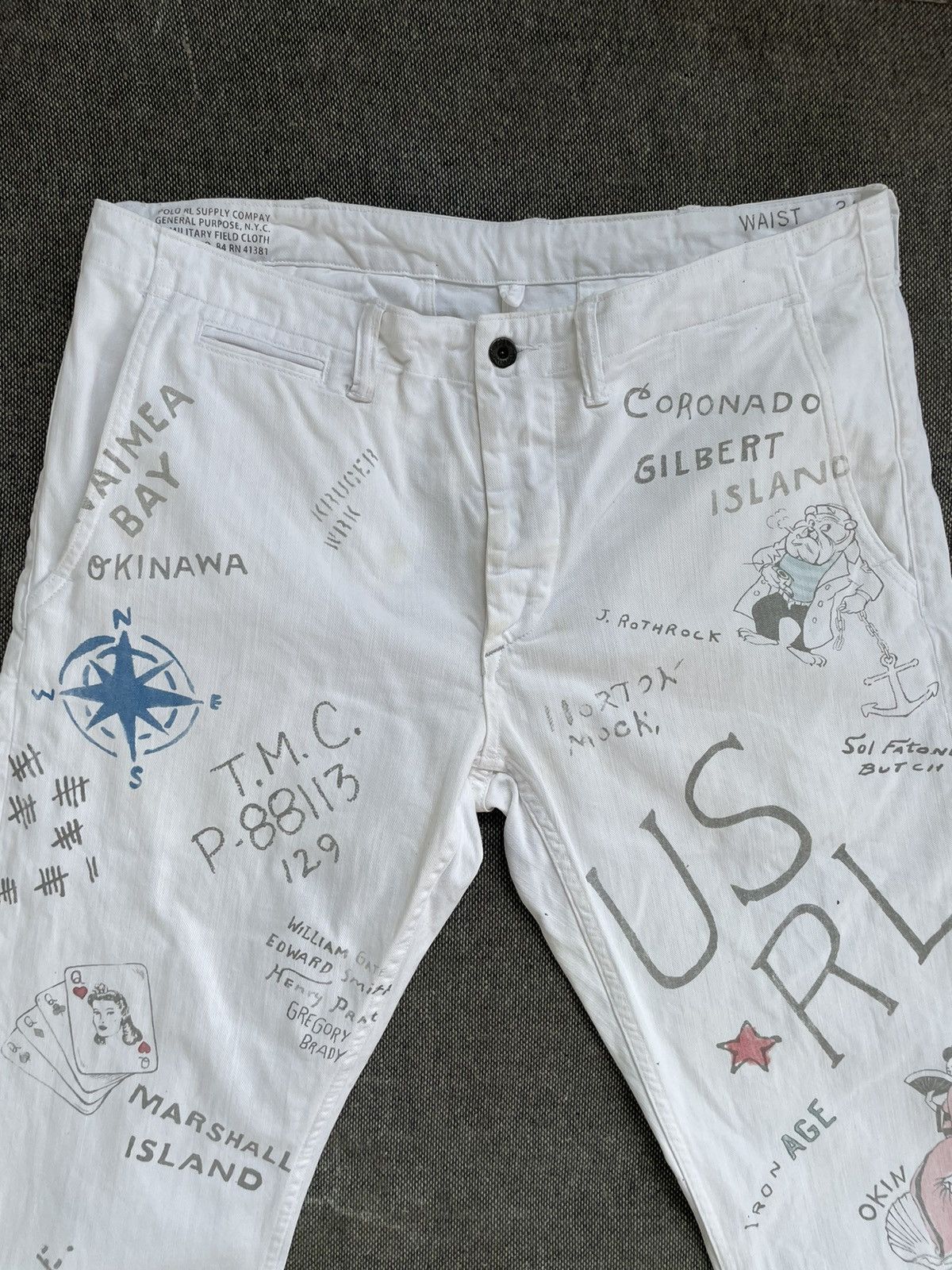 Polo Ralph Lauren Polo Ralph Lauren Art Design Chino Pants Size US 34 / EU 50 - 2 Thumbnail