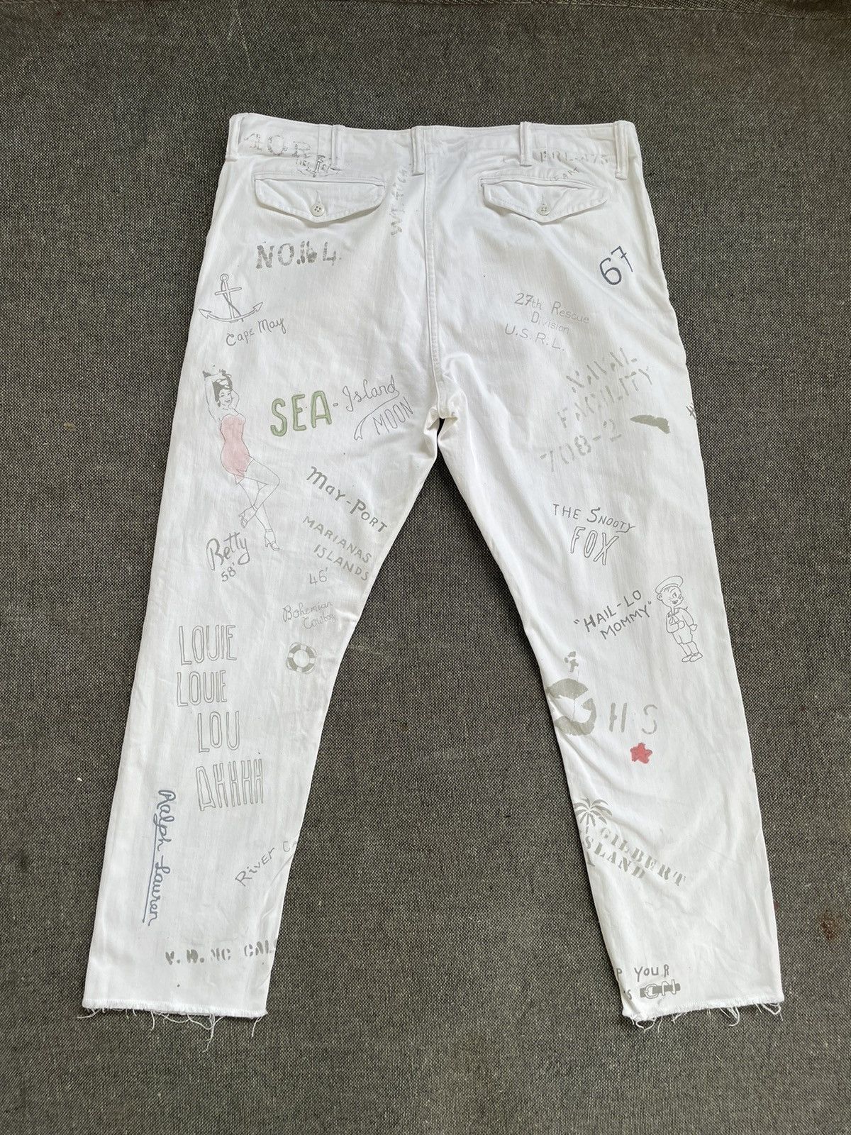 Polo Ralph Lauren Polo Ralph Lauren Art Design Chino Pants Size US 34 / EU 50 - 10 Thumbnail