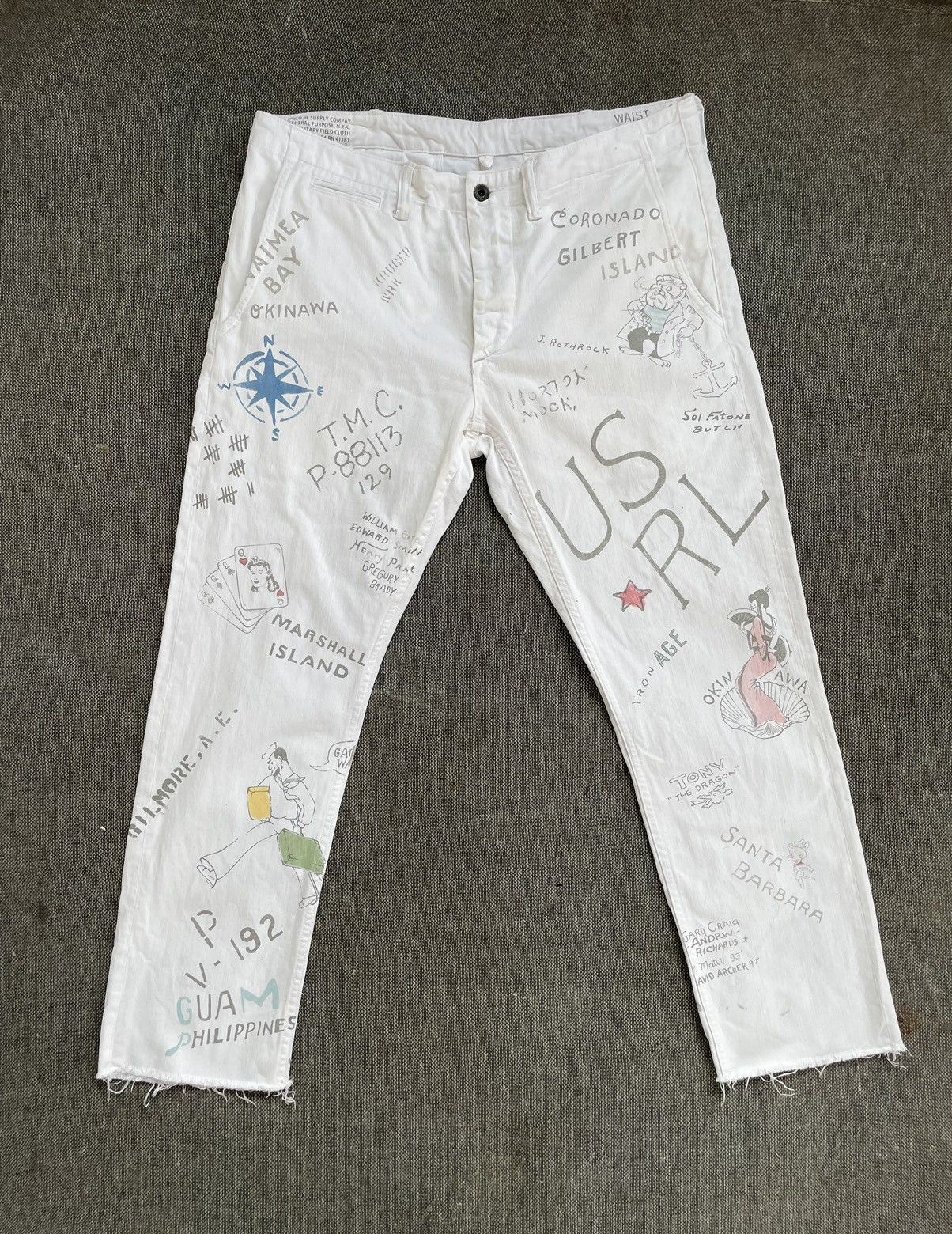 Polo Ralph Lauren Polo Ralph Lauren Art Design Chino Pants Size US 34 / EU 50 - 1 Thumbnail