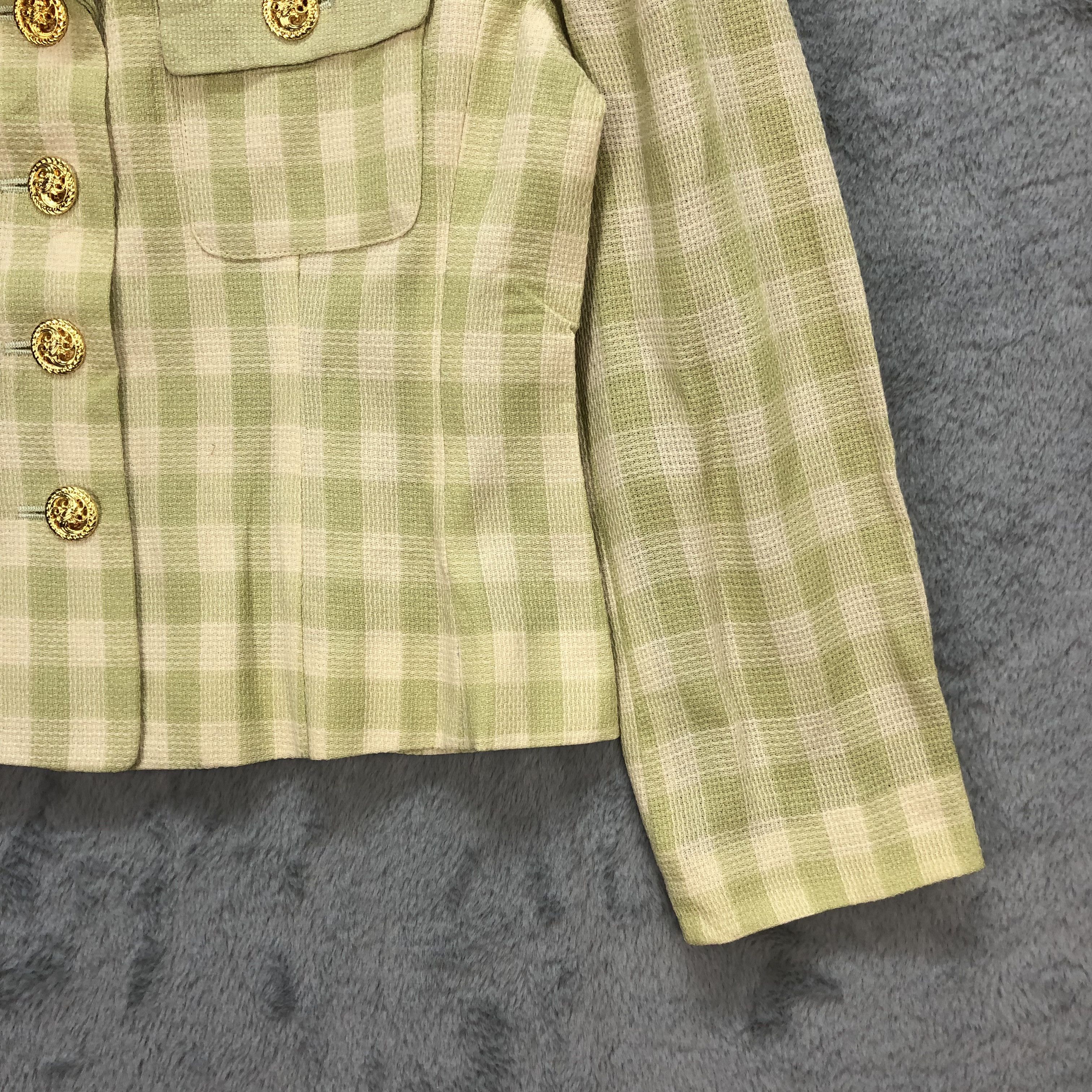 Farah VINTAGE FARAH CHECKED CROP JACKET #5604-200 Size S / US 4 / IT 40 - 6 Thumbnail