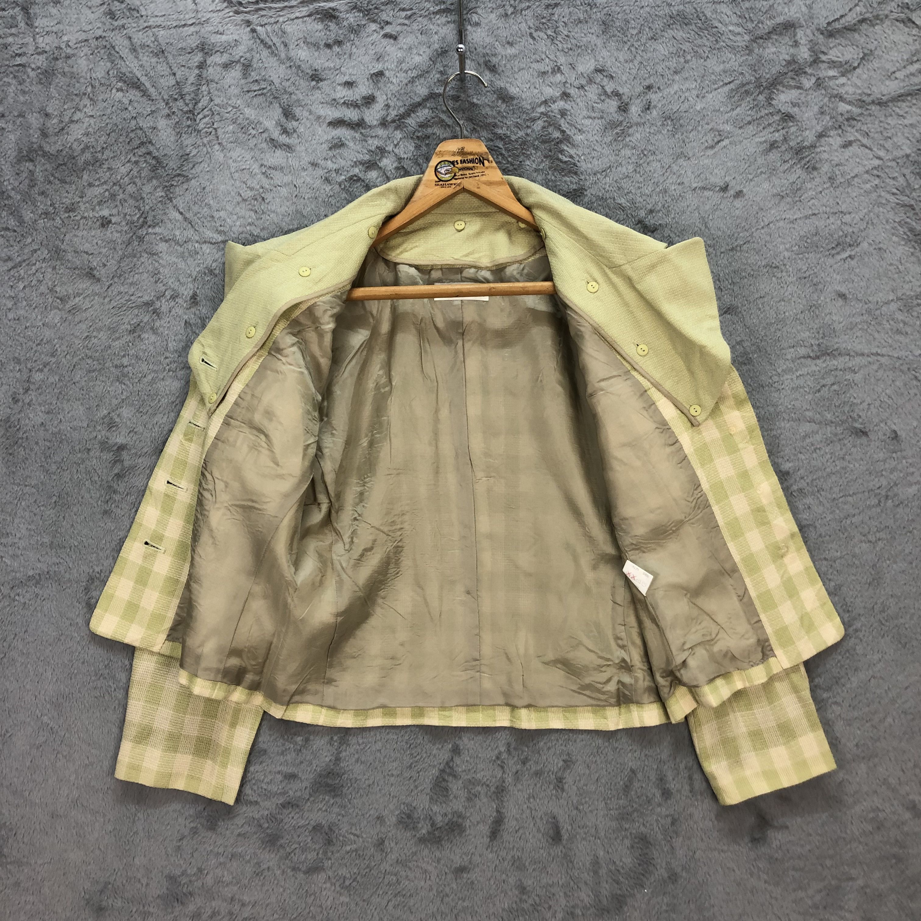Farah VINTAGE FARAH CHECKED CROP JACKET #5604-200 Size S / US 4 / IT 40 - 7 Thumbnail