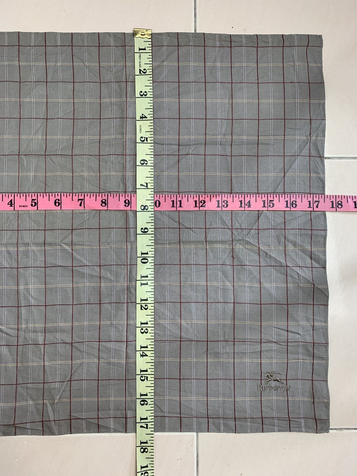 Designer Burberrys Handkerchief Pocketsquares Size ONE SIZE - 10 Thumbnail