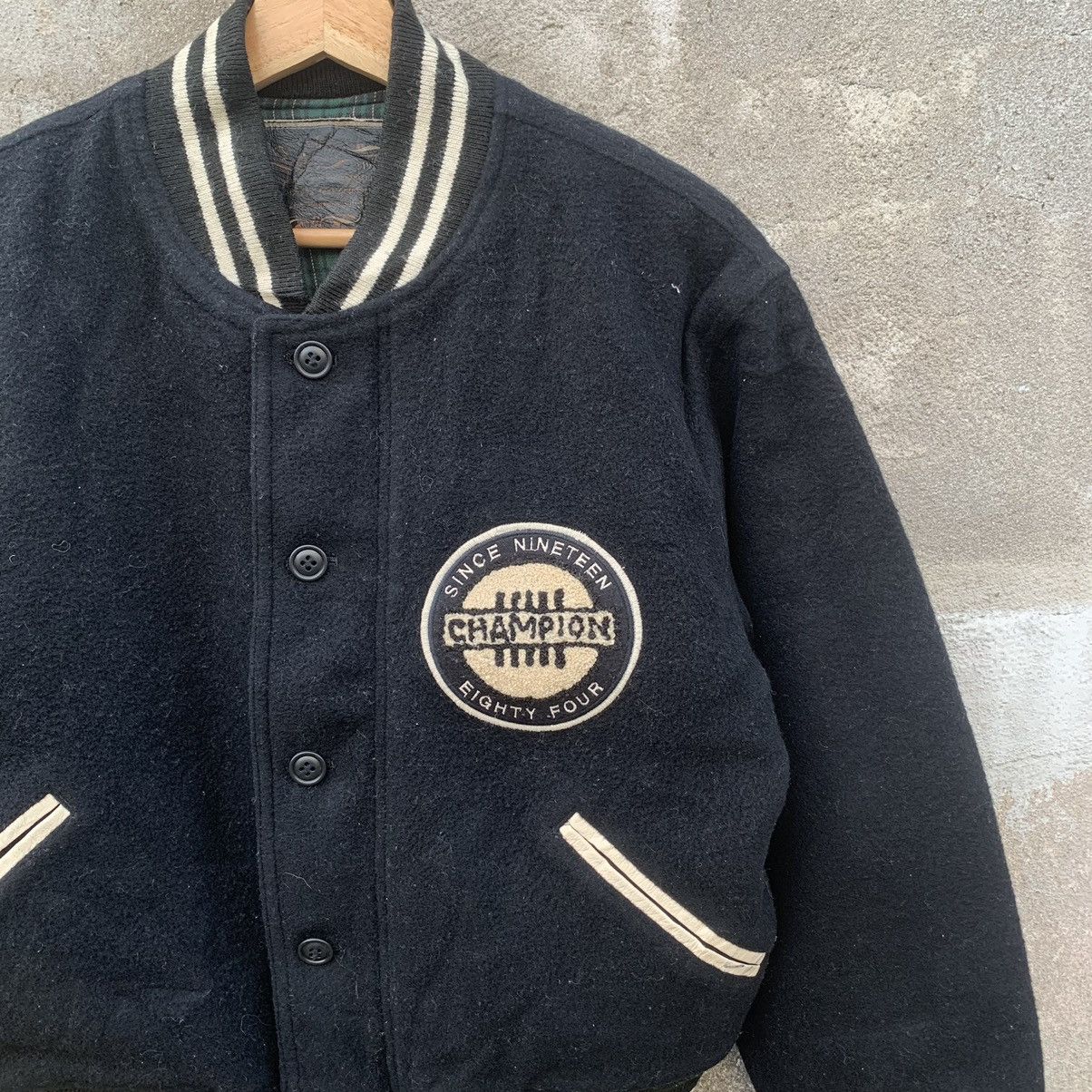BIGI × Vintage SEND OFFER📌90’s Just Bigi MembeSpellOut Wool Varsity Jacket Size US M / EU 48-50 / 2 - 3 Thumbnail