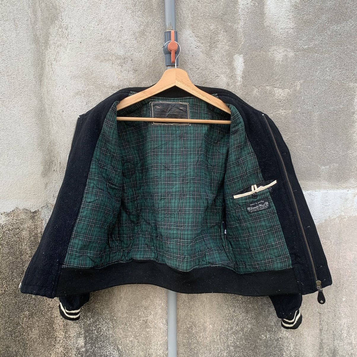 BIGI × Vintage SEND OFFER📌90’s Just Bigi MembeSpellOut Wool Varsity Jacket Size US M / EU 48-50 / 2 - 11 Thumbnail