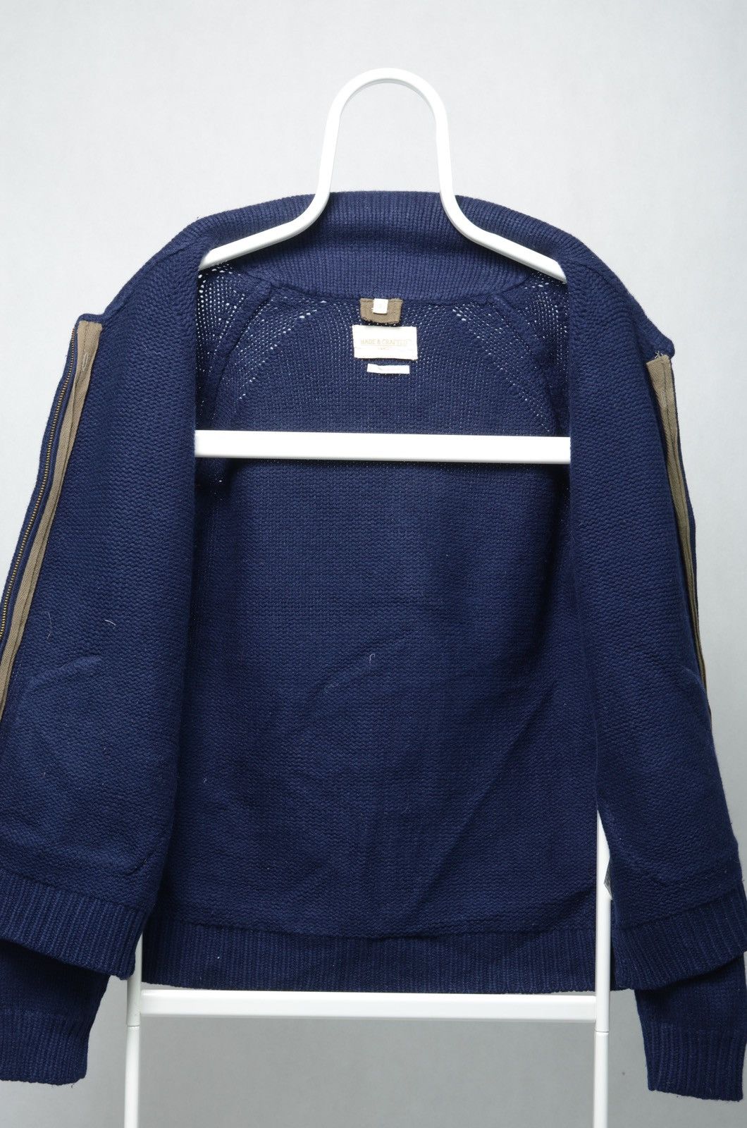 Levi's Levis made and crafted zip knit wool sweater size 2 (s-m) Size US S / EU 44-46 / 1 - 2 Thumbnail