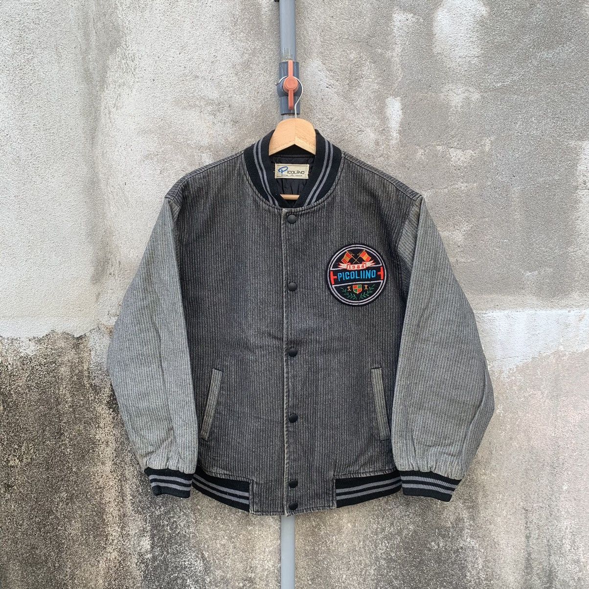Japanese Brand Vintage Picolino Varsity Jacket Size US M / EU 48-50 / 2 - 1 Thumbnail
