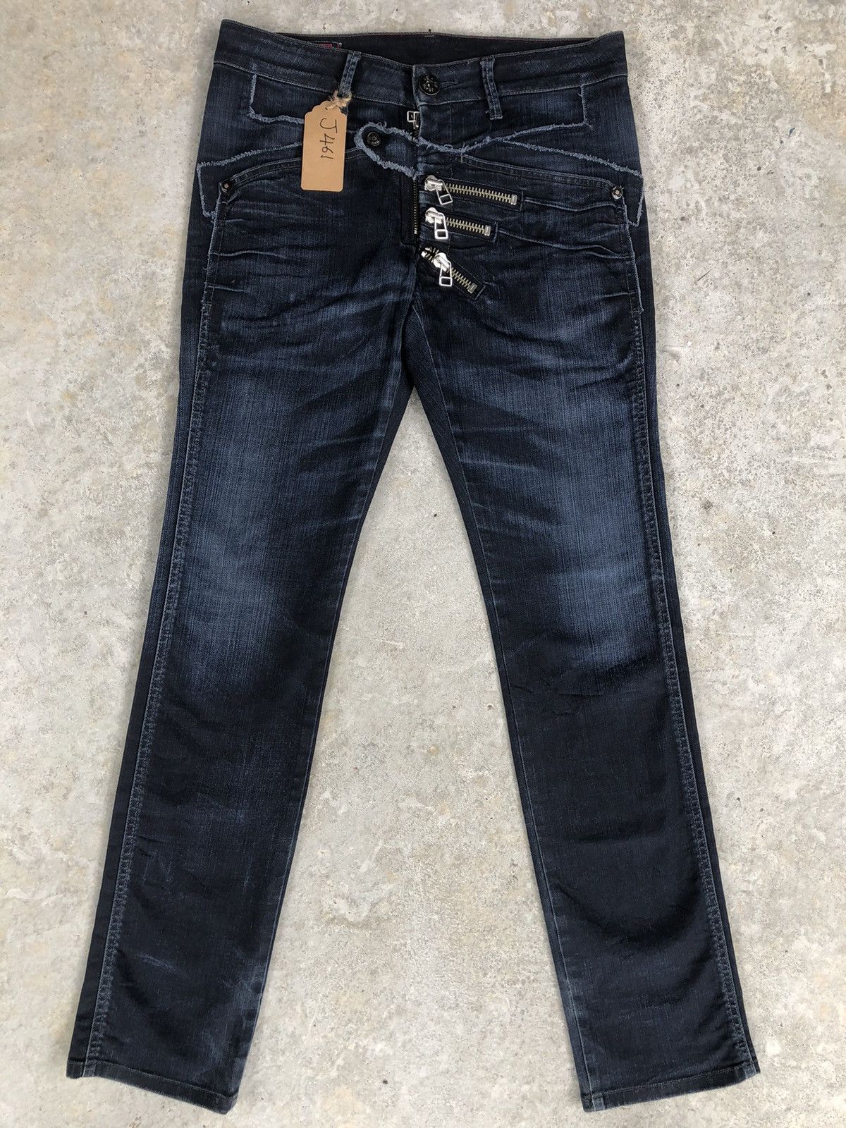 Marithe + Francois Girbaud Marithe Francois Girbaud Distressed Jeans Size US 34 / EU 50 - 1 Thumbnail