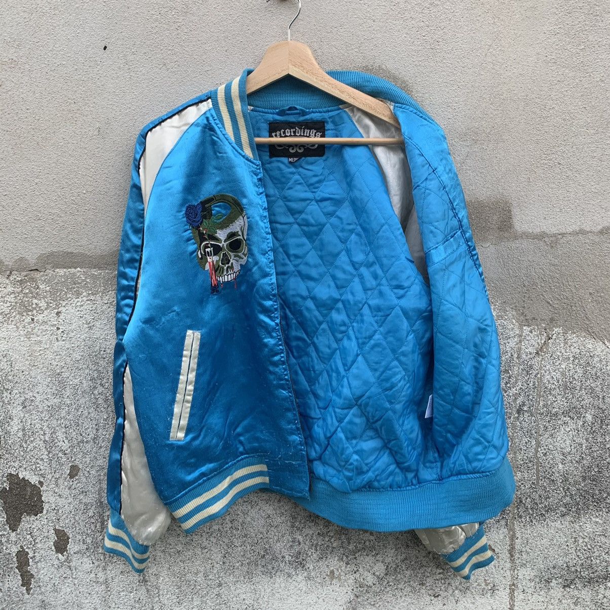 Vintage 🔥BEST OFFER🔥Vintage Skulls Embroidery Sukajan Jacket Size US M / EU 48-50 / 2 - 9 Thumbnail