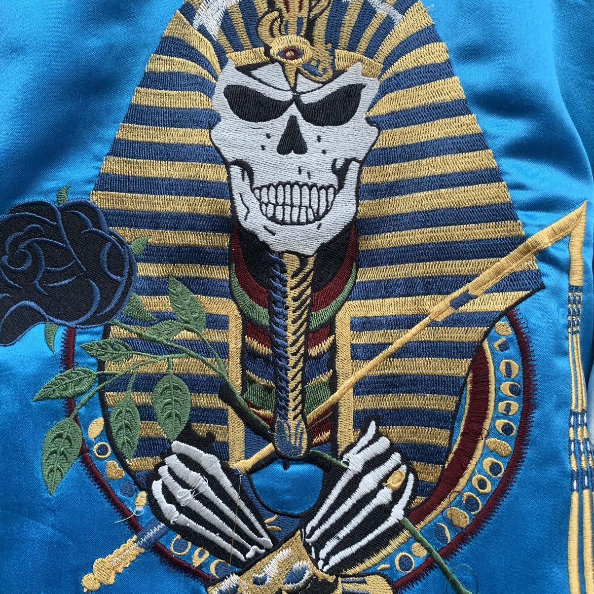 Vintage 🔥BEST OFFER🔥Vintage Skulls Embroidery Sukajan Jacket Size US M / EU 48-50 / 2 - 14 Thumbnail