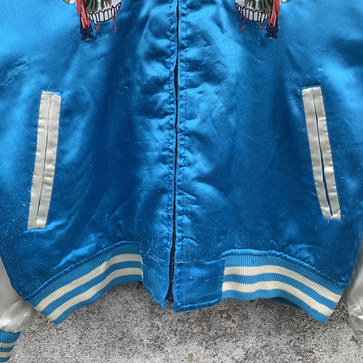 Vintage 🔥BEST OFFER🔥Vintage Skulls Embroidery Sukajan Jacket Size US M / EU 48-50 / 2 - 6 Thumbnail