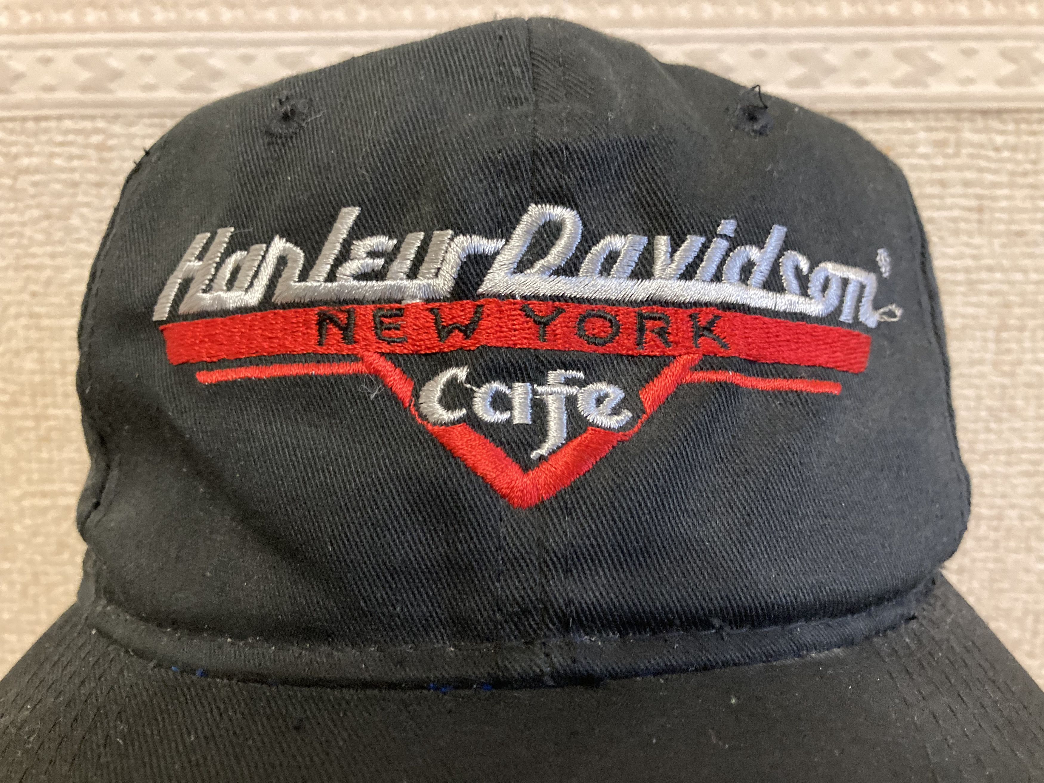 Harley Davidson × Vintage HARLEY DAVIDSON CAFE NY CITY VINTAGE 90s BASEBALL HAT Size ONE SIZE - 2 Thumbnail