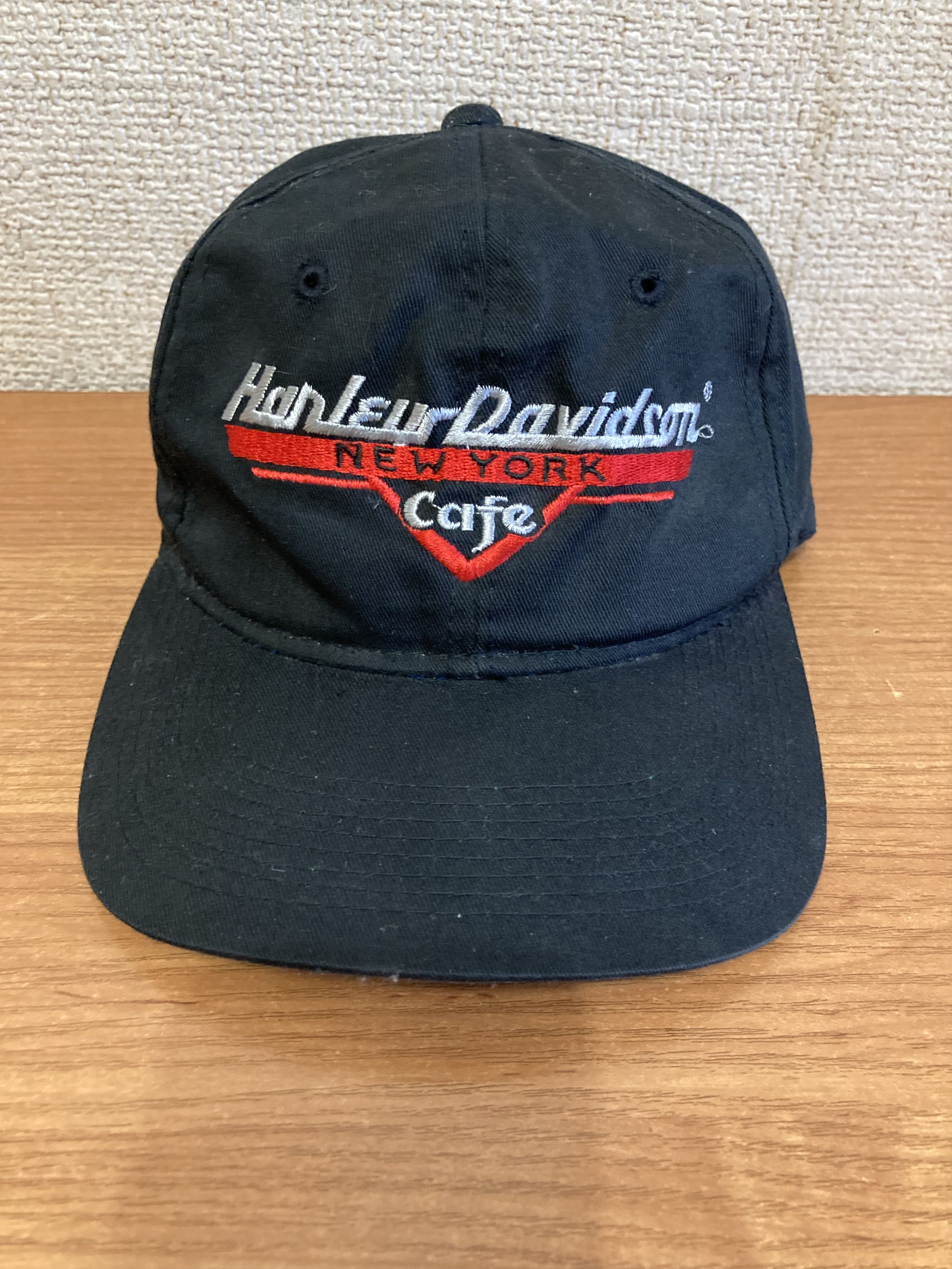 Harley Davidson × Vintage HARLEY DAVIDSON CAFE NY CITY VINTAGE 90s BASEBALL HAT Size ONE SIZE - 1 Thumbnail