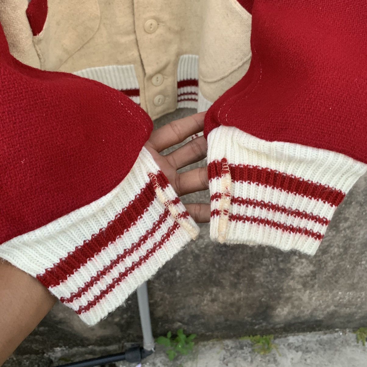 Vintage STEALS🔥🔥1990’s Vintage Zoom Embroidery Wool Varsity Jacket Size US M / EU 48-50 / 2 - 7 Thumbnail