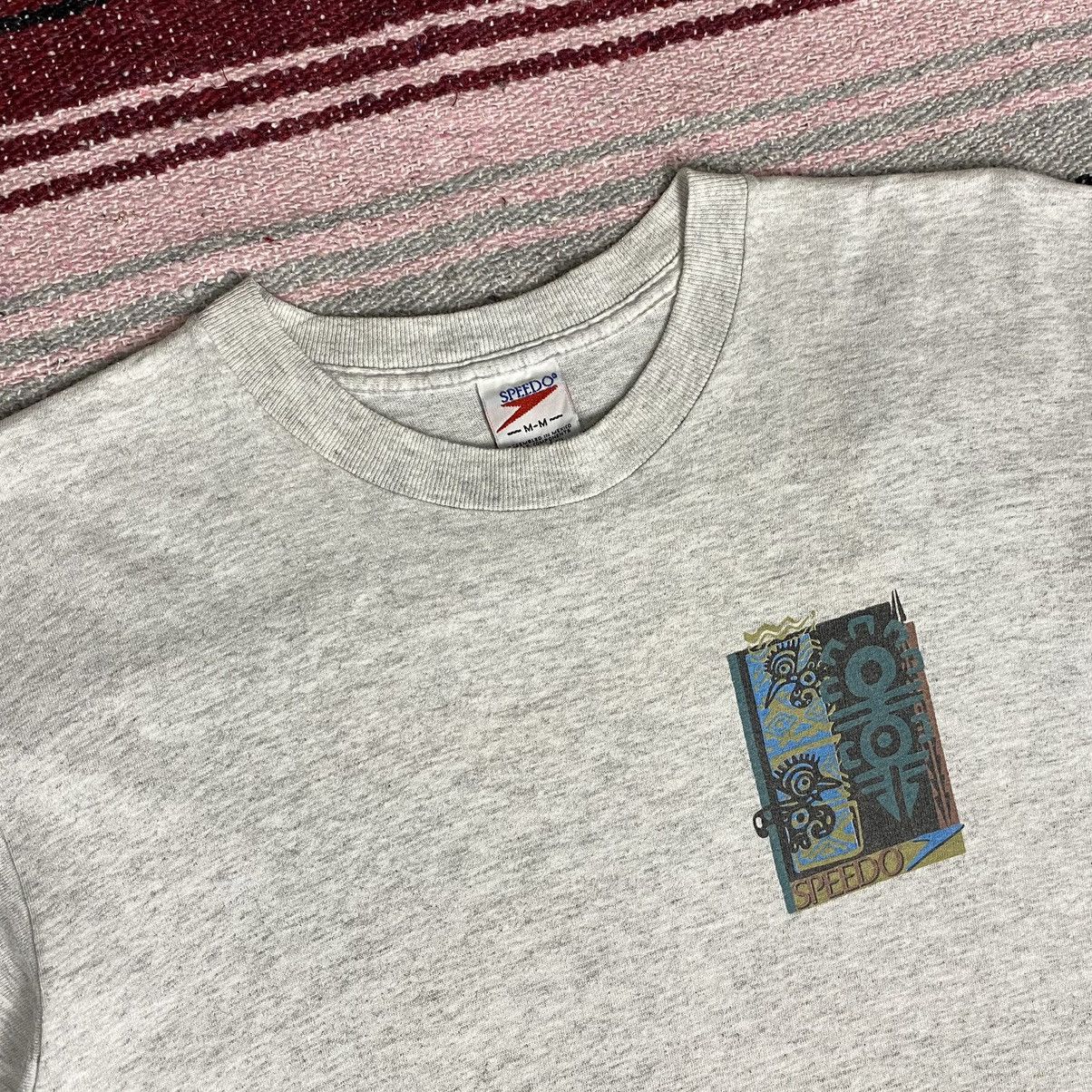 Speedo Vintage 90s Speedo World Wide Shirt Surfboards Size US M / EU 48-50 / 2 - 12 Thumbnail