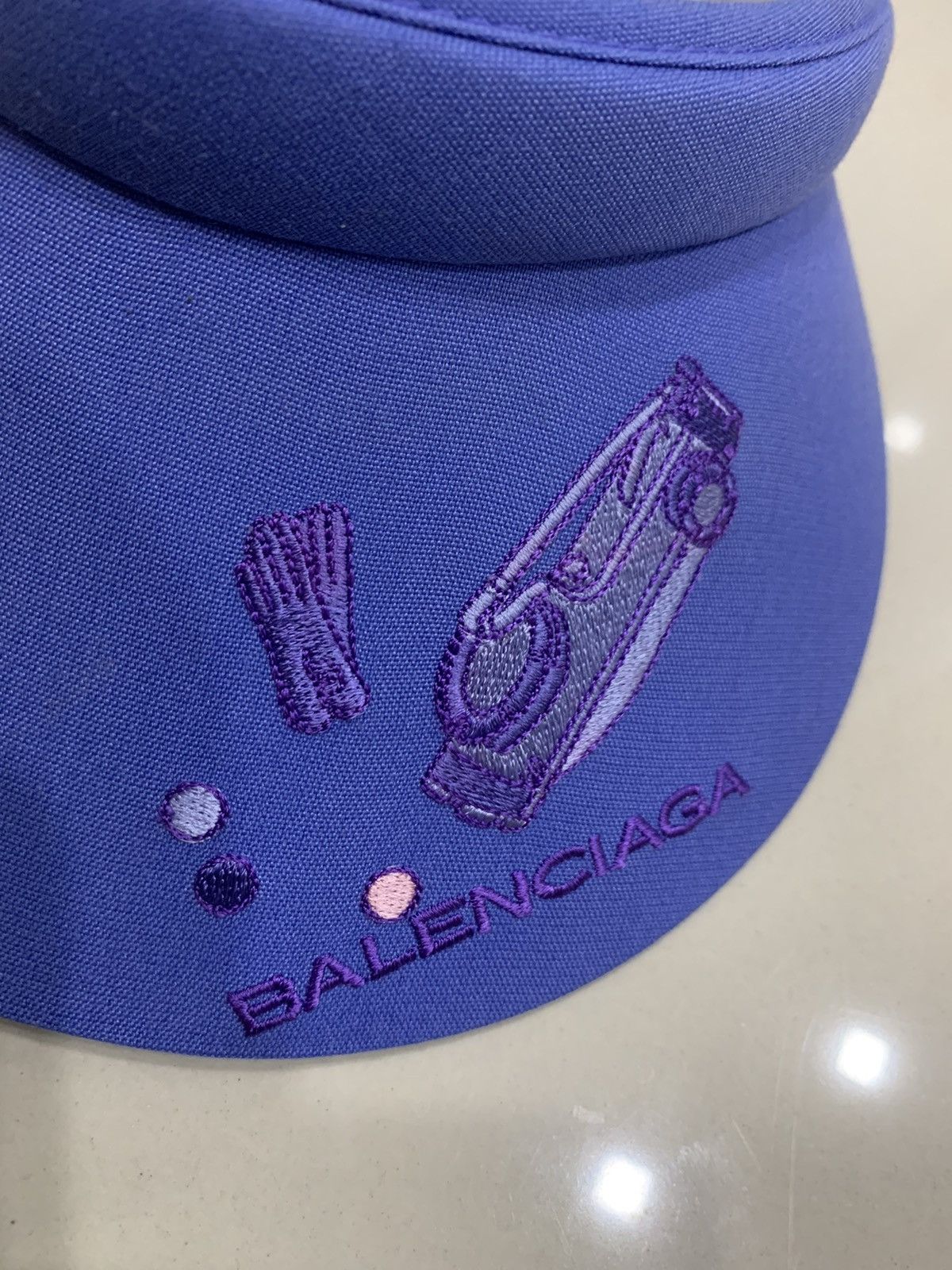 Balenciaga VINTAGE BALENCIAGA GOLF VISOR CAP HAT Size ONE SIZE - 5 Thumbnail