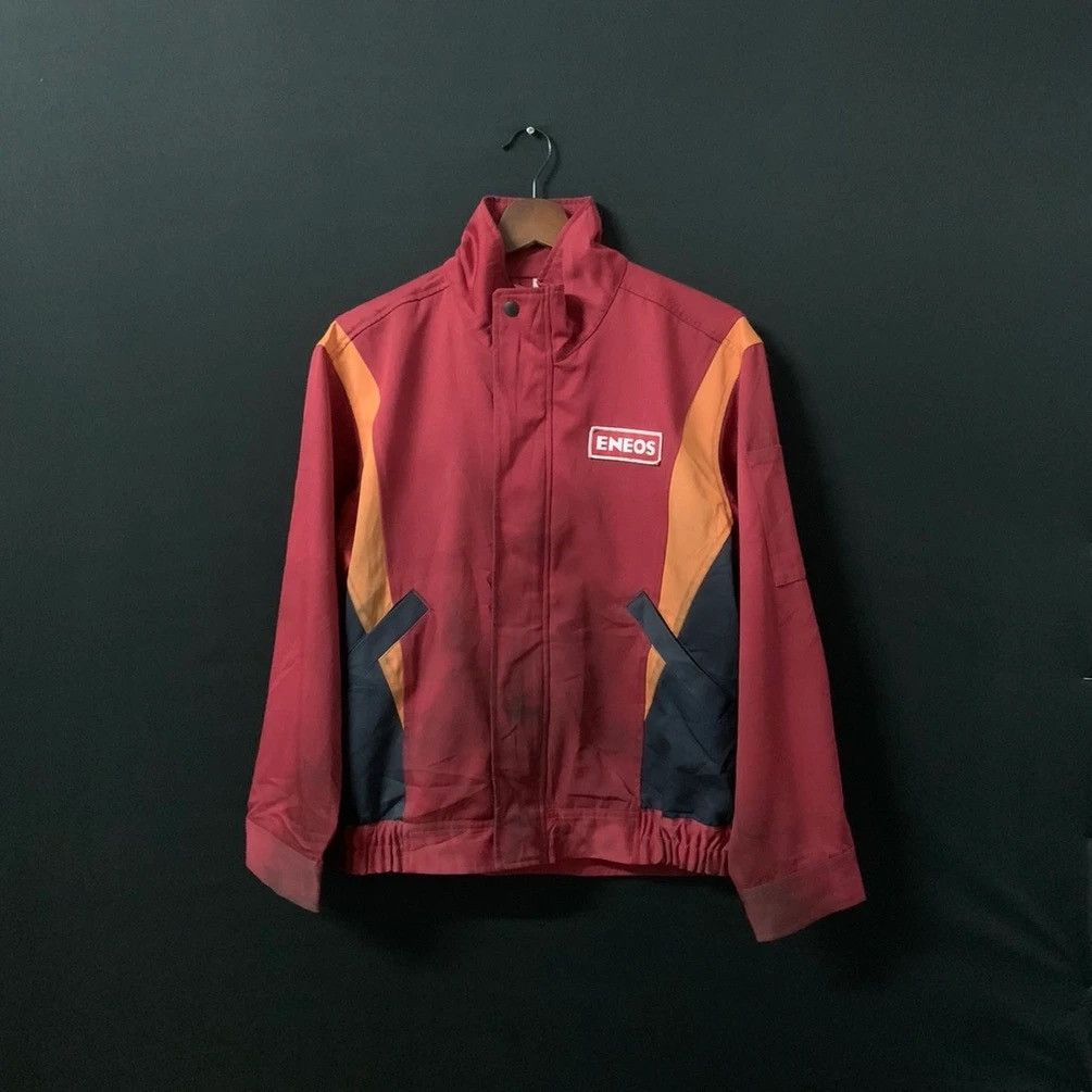 Vintage Vintage Eneos Motor Oil Racing Bomber Jacket Size US M / EU 48-50 / 2 - 2 Thumbnail