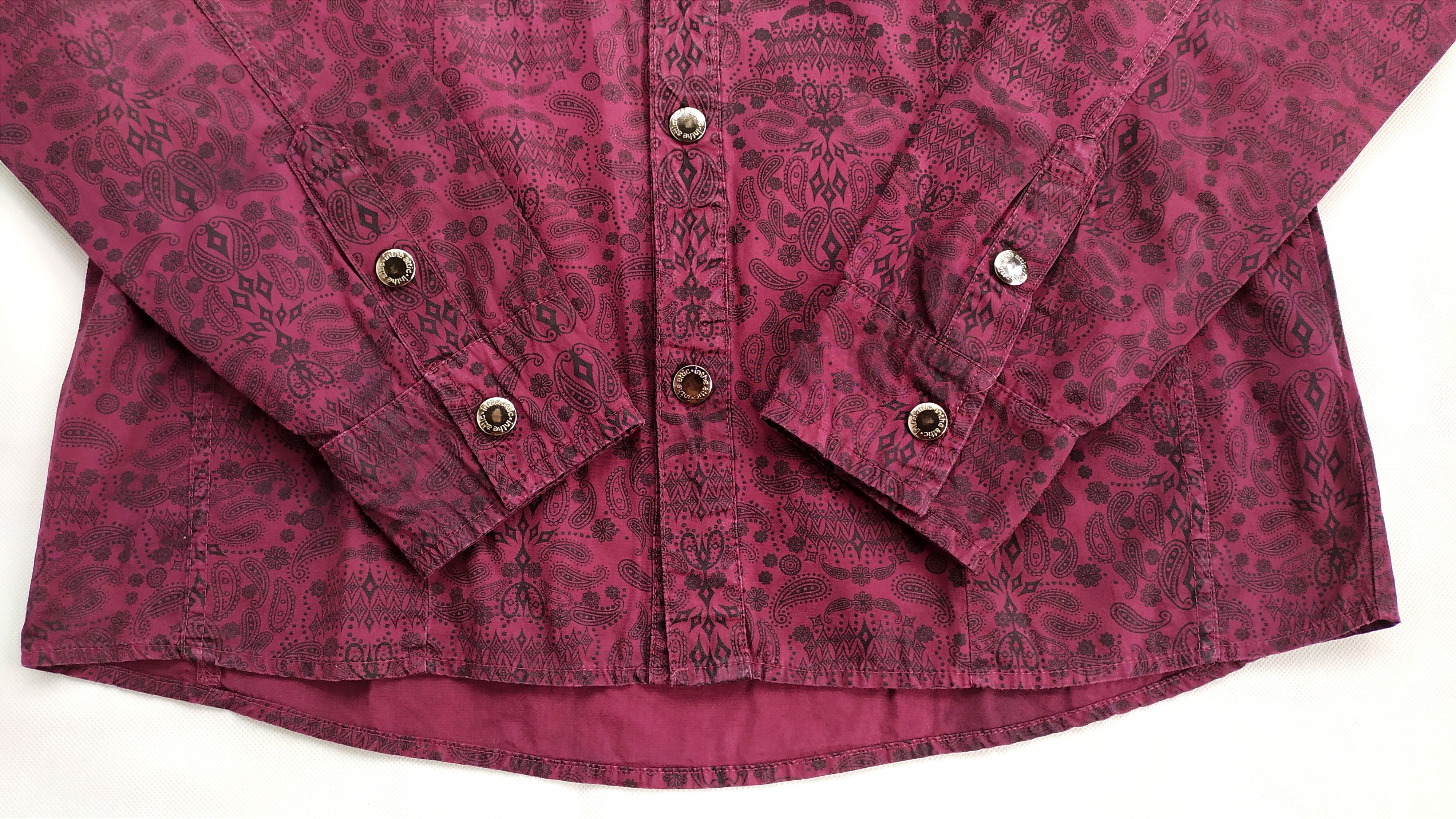 Japanese brand IN THE ATTIC snap buttons shirt