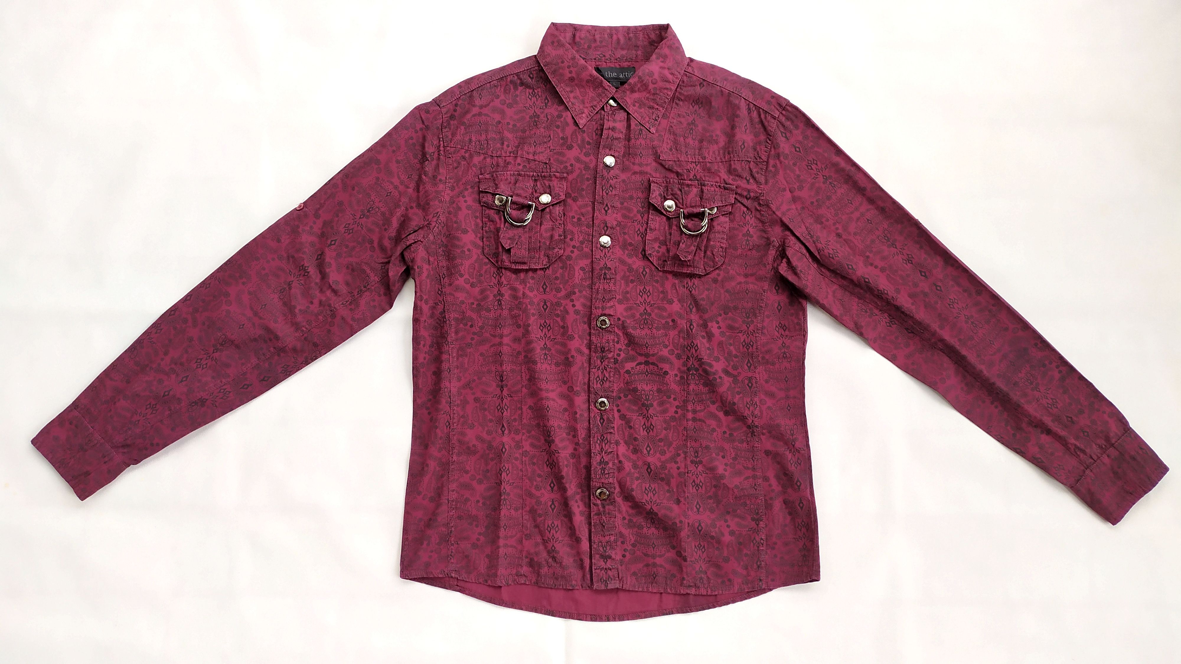 Japanese brand IN THE ATTIC snap buttons shirt