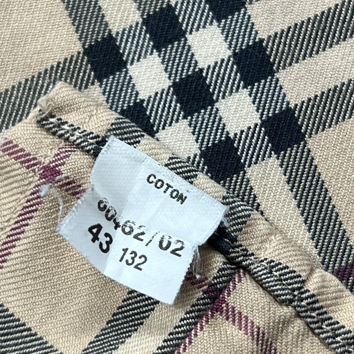 Burberry × Vintage Burberry London Nova Check Shirt Beige Pattern Vintage Size US XL / EU 56 / 4 - 6 Thumbnail