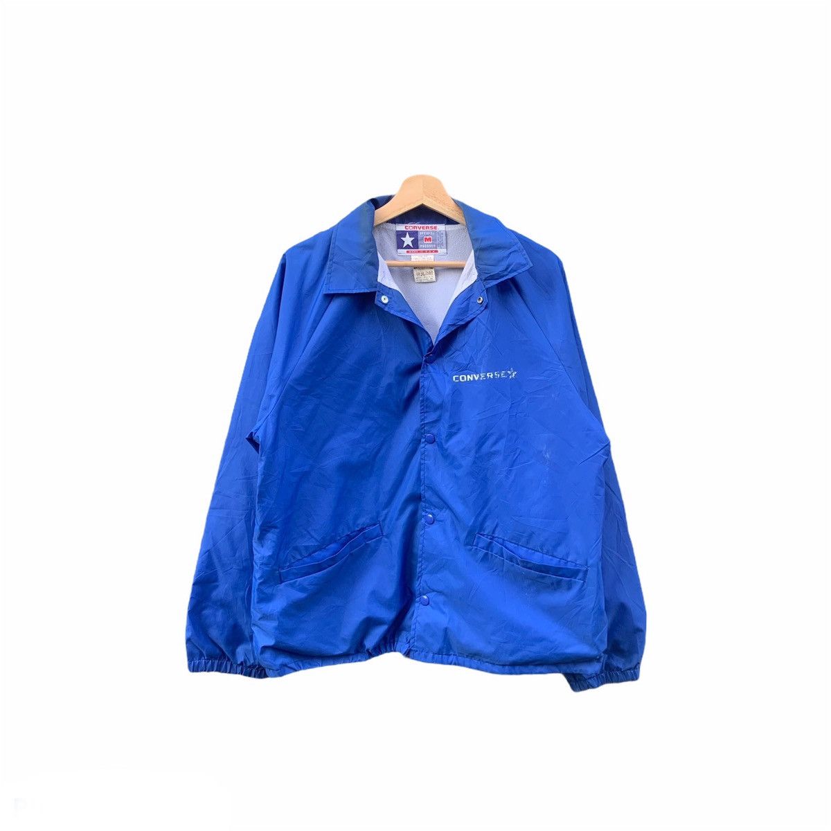 Converse × Vintage 90’s Converse Big Logo Back Jacket Made In U.S.A Size US M / EU 48-50 / 2 - 2 Thumbnail