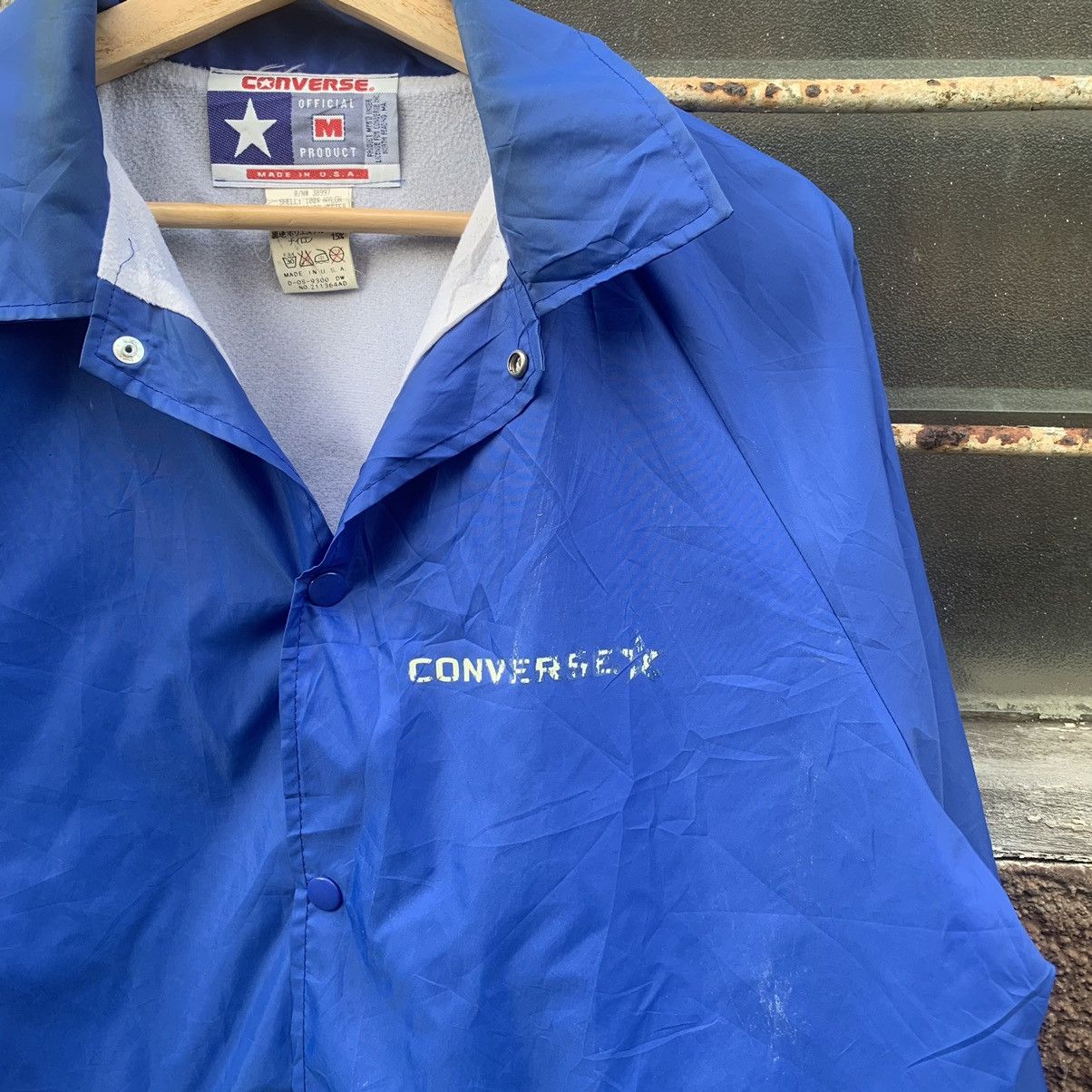 Converse × Vintage 90’s Converse Big Logo Back Jacket Made In U.S.A Size US M / EU 48-50 / 2 - 5 Thumbnail