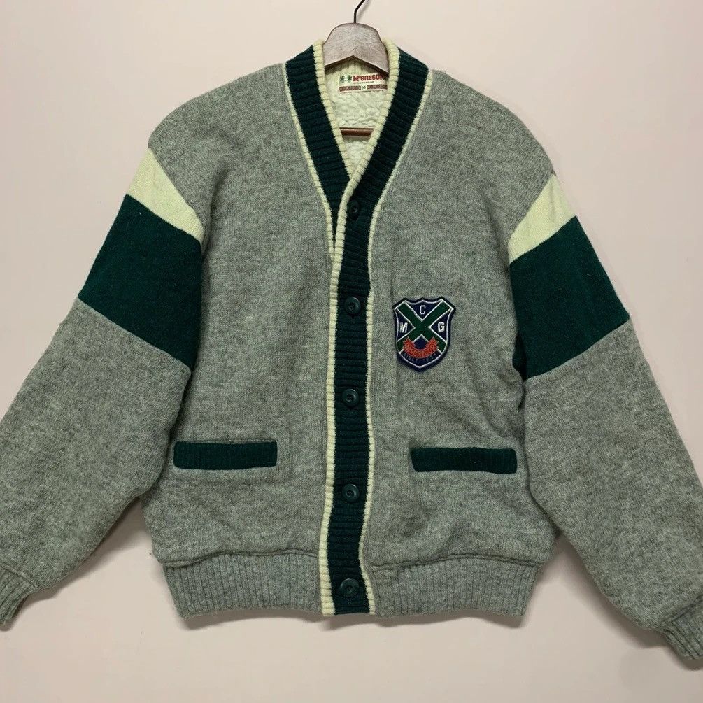McGregor × Vintage SICKS💥💥Vintage McGregor SpellOut RARE Wool Cardigan Jacket Size US M / EU 48-50 / 2 - 3 Thumbnail