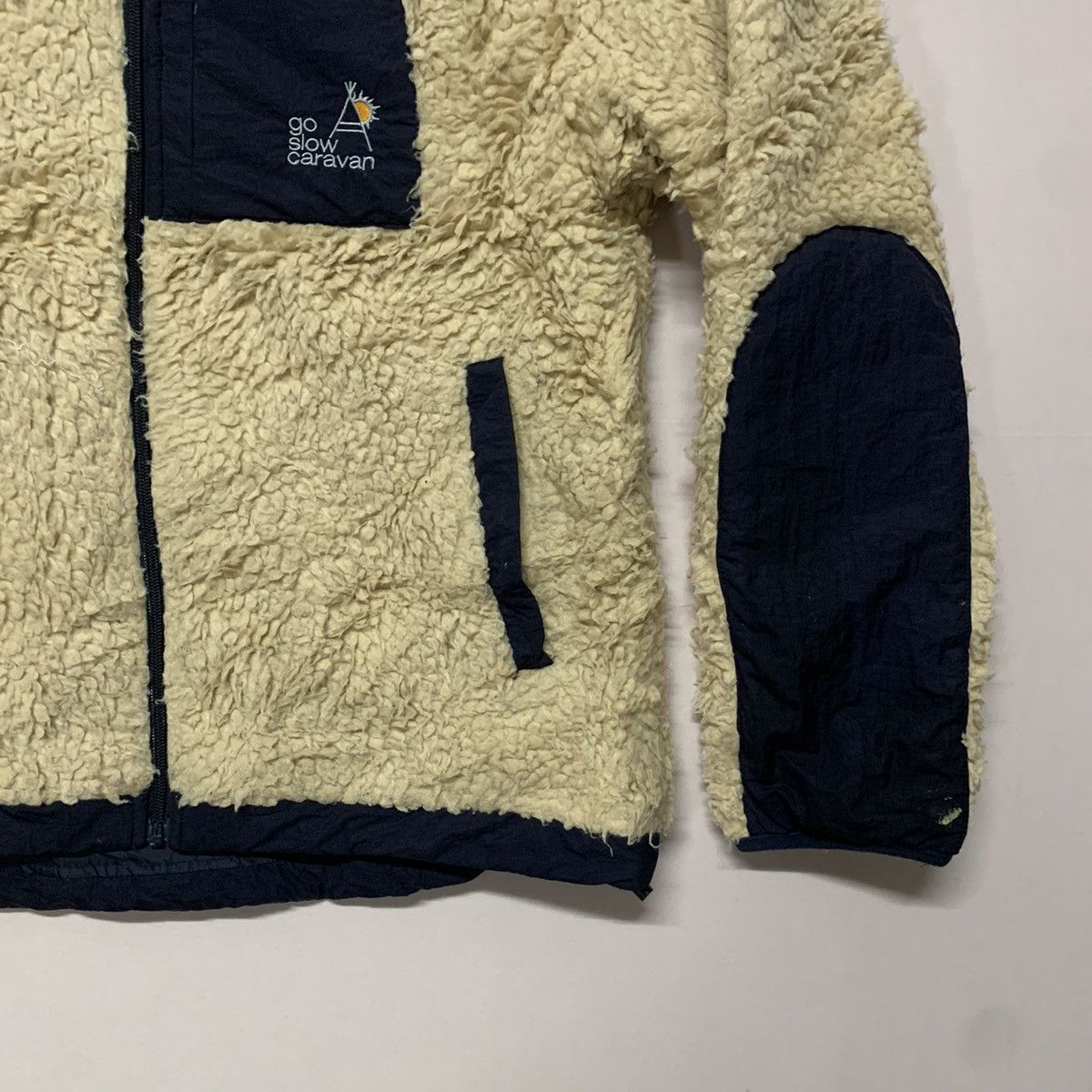 Japanese Brand × go slow caravan Go Slow Caravan Brand Sherpa Fleece Zipper Jacket Size US M / EU 48-50 / 2 - 4 Thumbnail